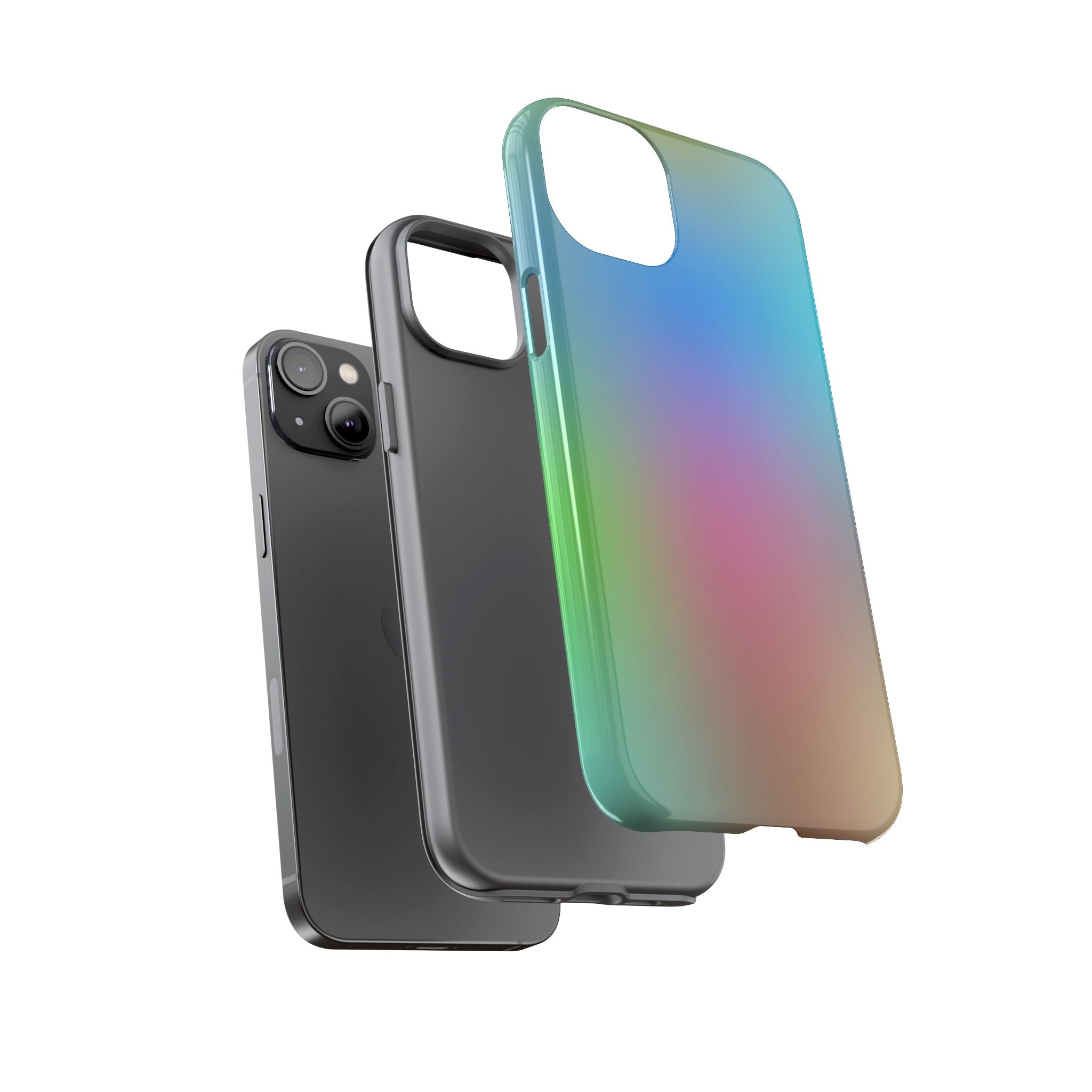 Colorful Mobile Phone Case, Unique Phone Cover, Stylish Phone Protector, Gift for Tech Lovers, Trendy Accessory