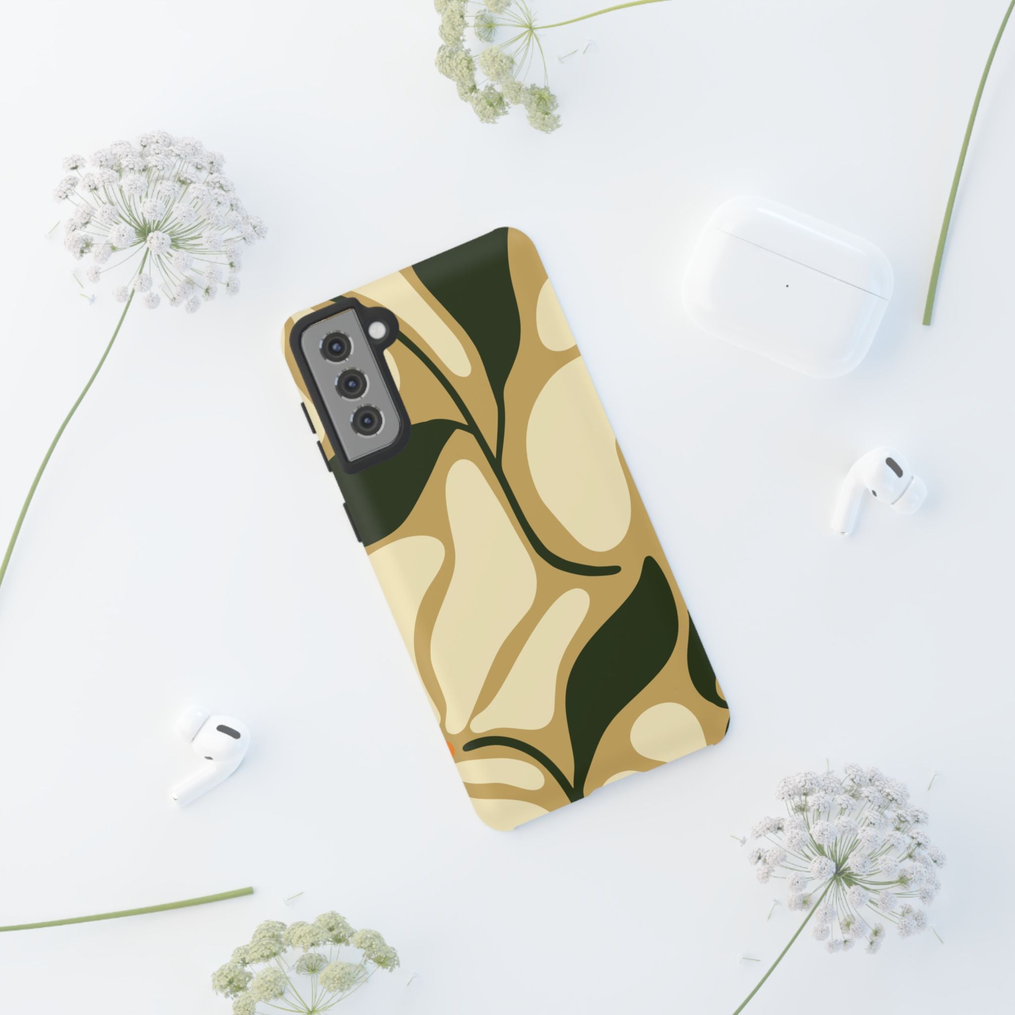 Stylish Flower Phone Case - Floral Protective Cover for Nature Lovers, Gift for Holidays, Unique Phone Accessory, Tough Case