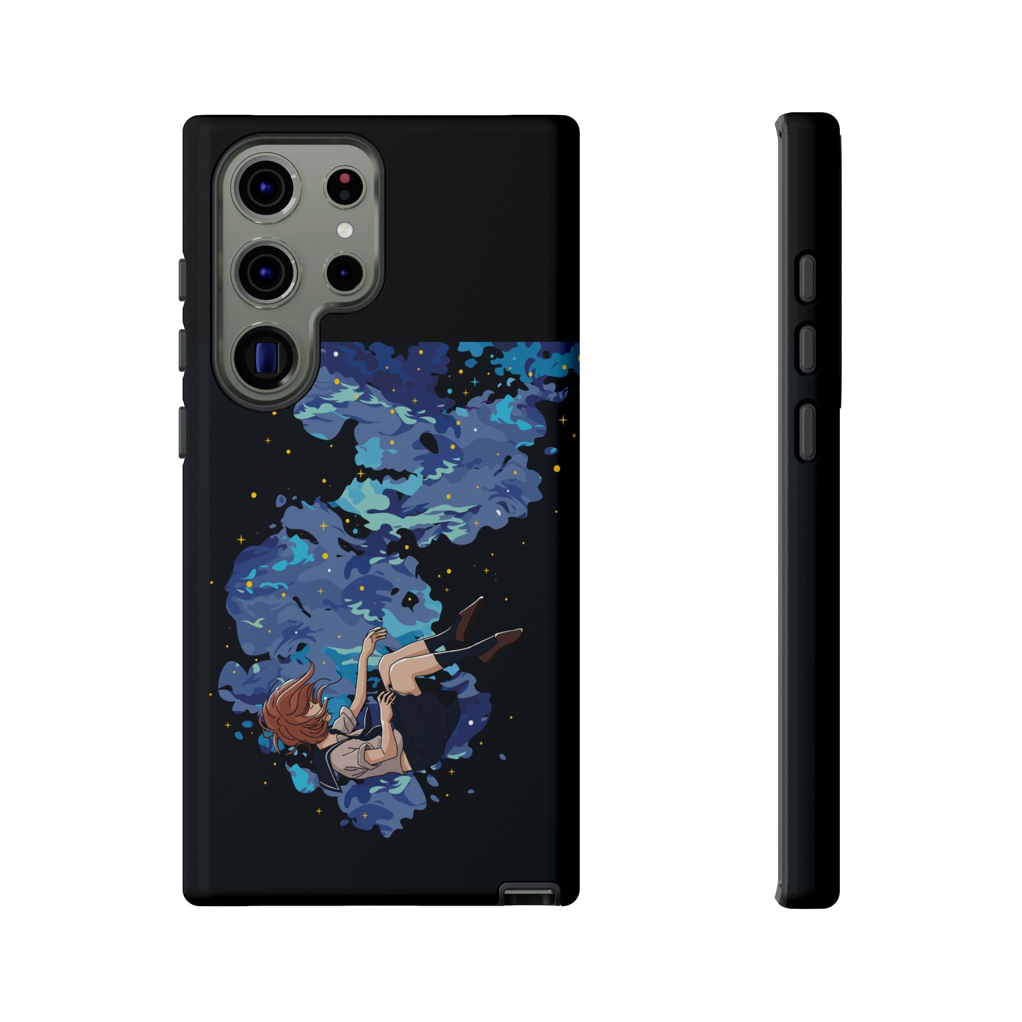 Tough Cases Phone Case - Artistic Galaxy Design, Cute Sleeve for Teens, Gift for Students, Unique Mobile Accessory, Trendy Tech Protection