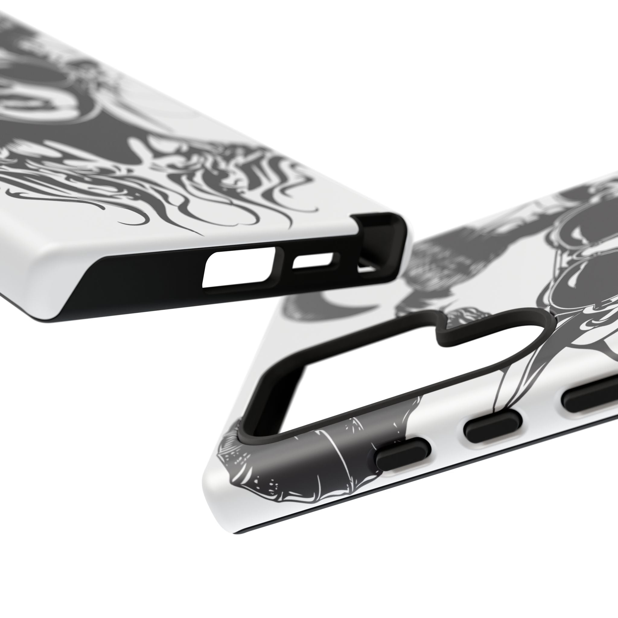 Tough Cases: Stylish Phone Case with Edgy Design, Protective Cover, Gift for Her, Trendy Accessories, Unique Art, Holiday Present