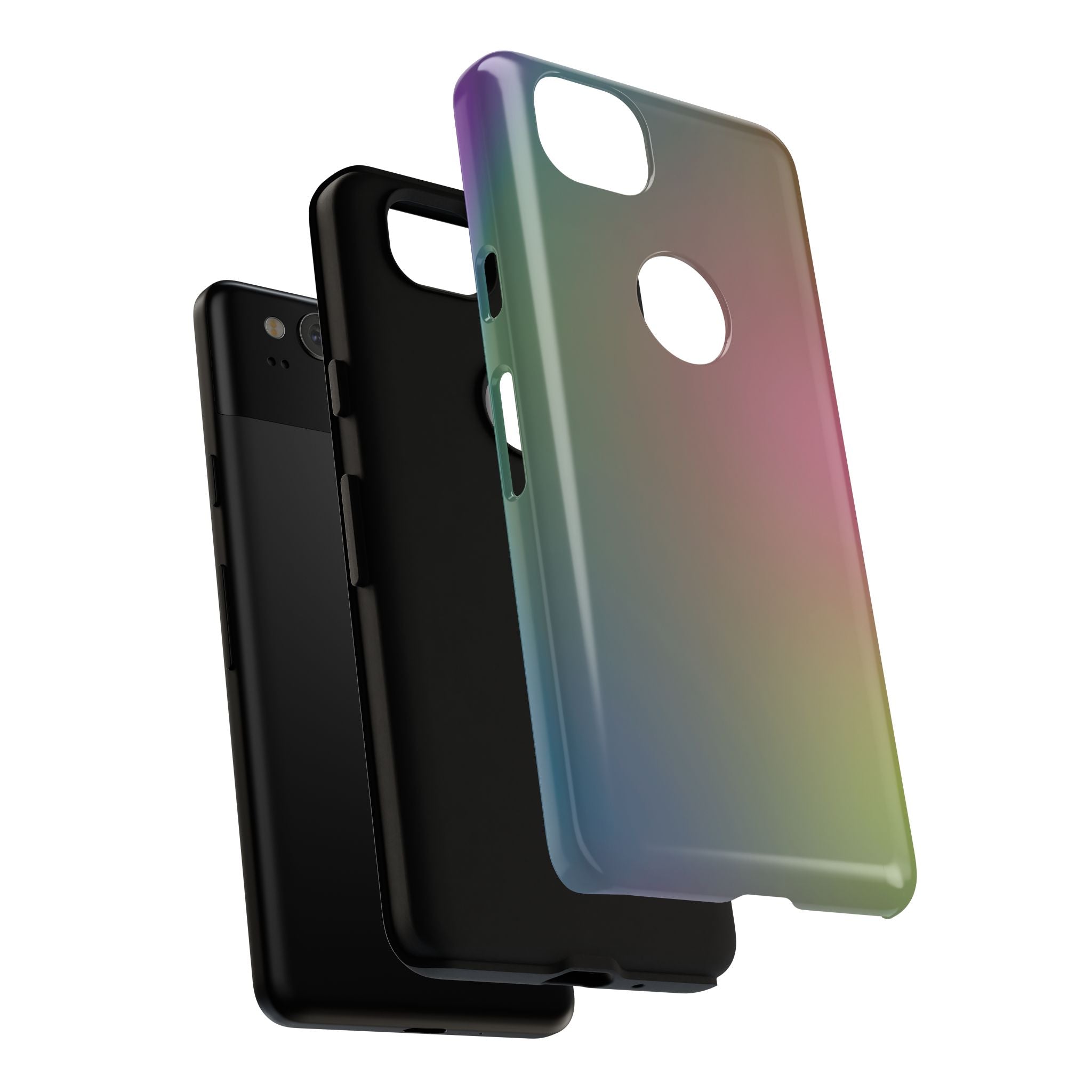 Gradient Phone Case - Protective Cover for iPhone, Stylish Mobile Accessory, Unique Gift for Her, Phone Protection, Trendy Phone Cases