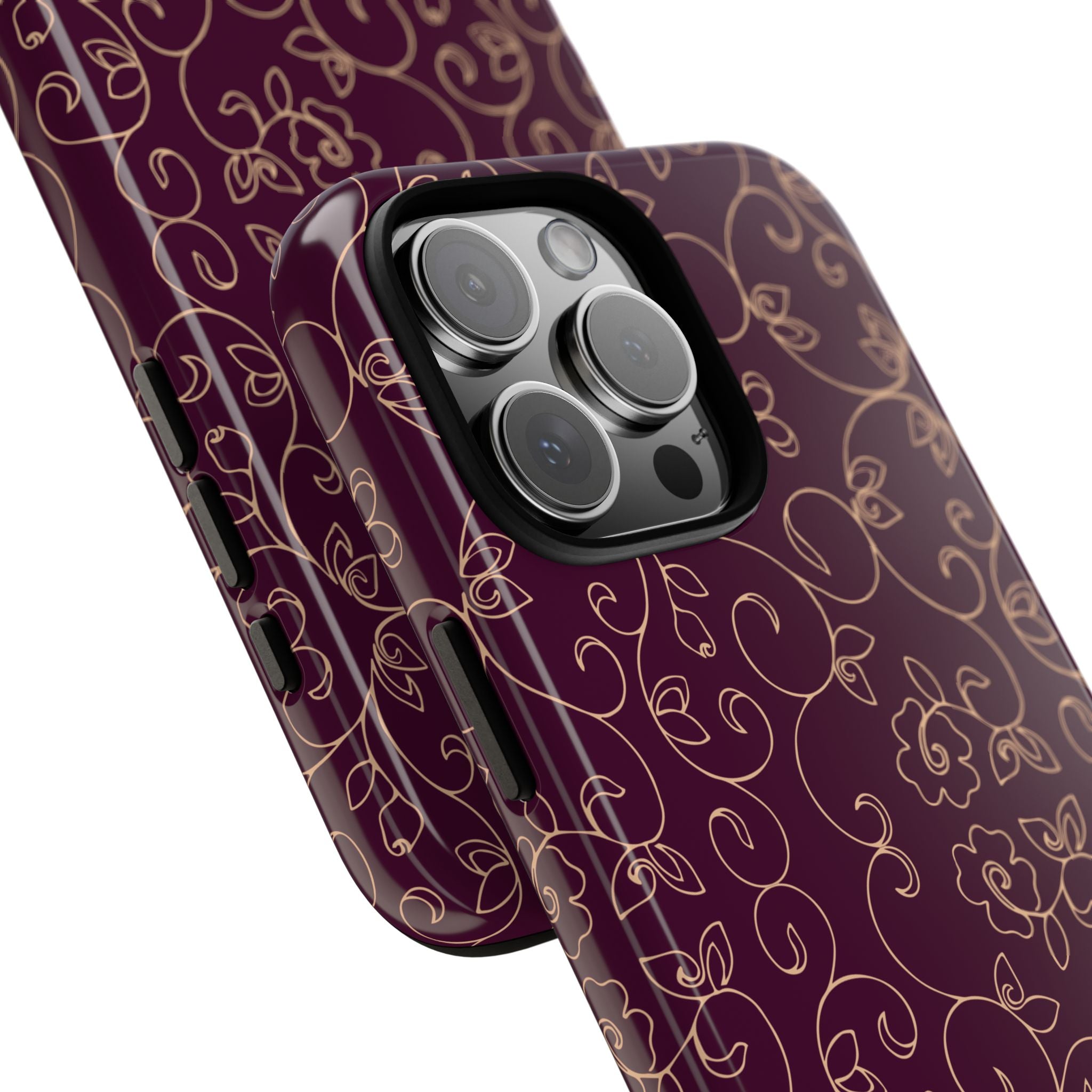 Elegant Floral Phone Case | Durable Mobile Cover, Gift for Her, Floral Design, Stylish Accessory, Phone Protection