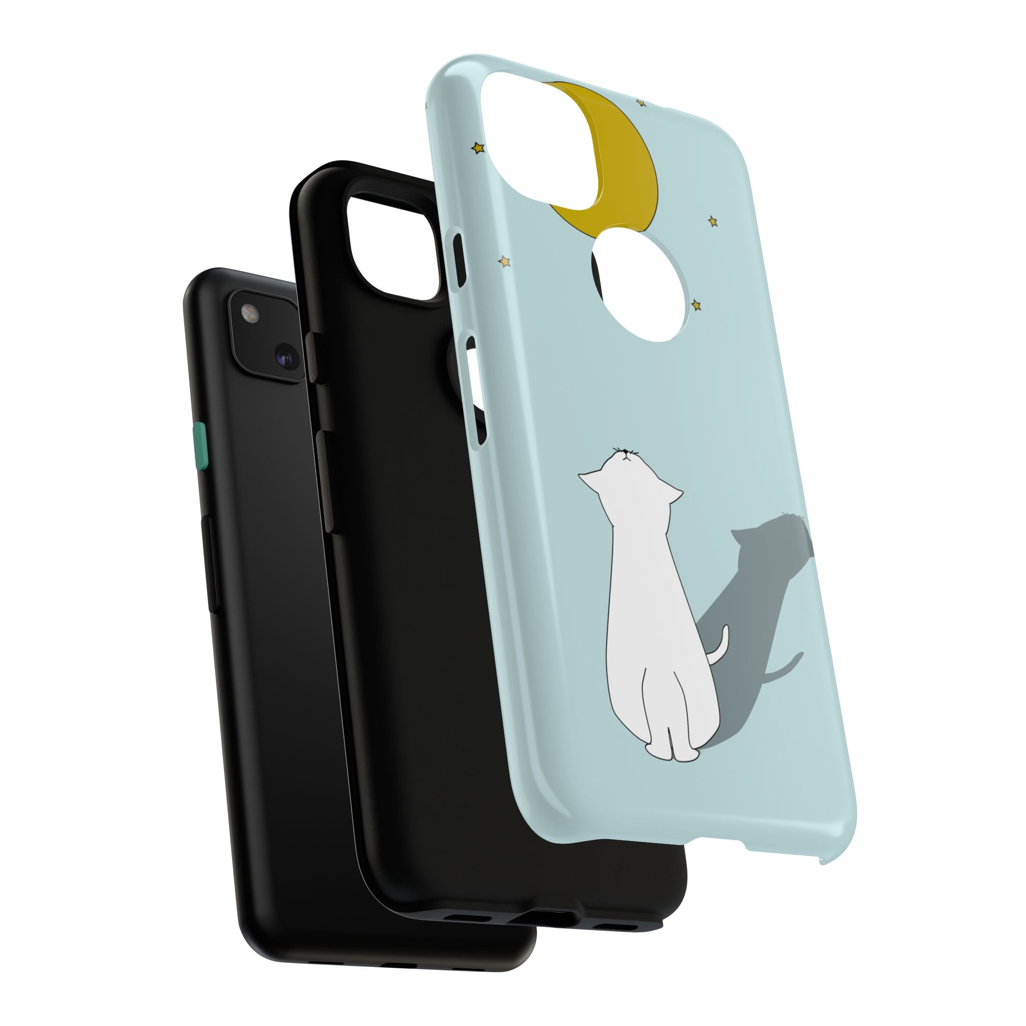 Cute Cat Phone Case, Tough Phone Cover, Pet Lover Gift, Unique Case, Animal Decor, Birthday Gift
