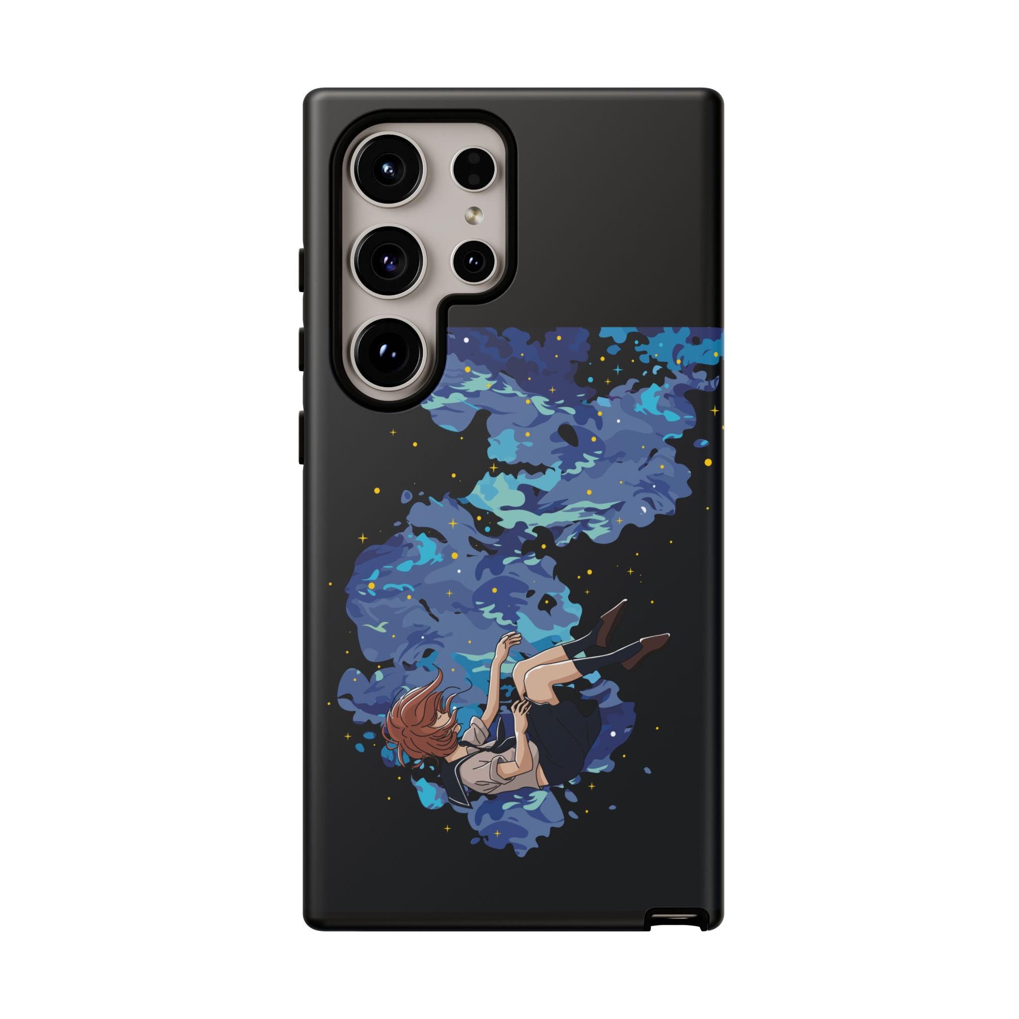 Tough Cases Phone Case - Artistic Galaxy Design, Cute Sleeve for Teens, Gift for Students, Unique Mobile Accessory, Trendy Tech Protection