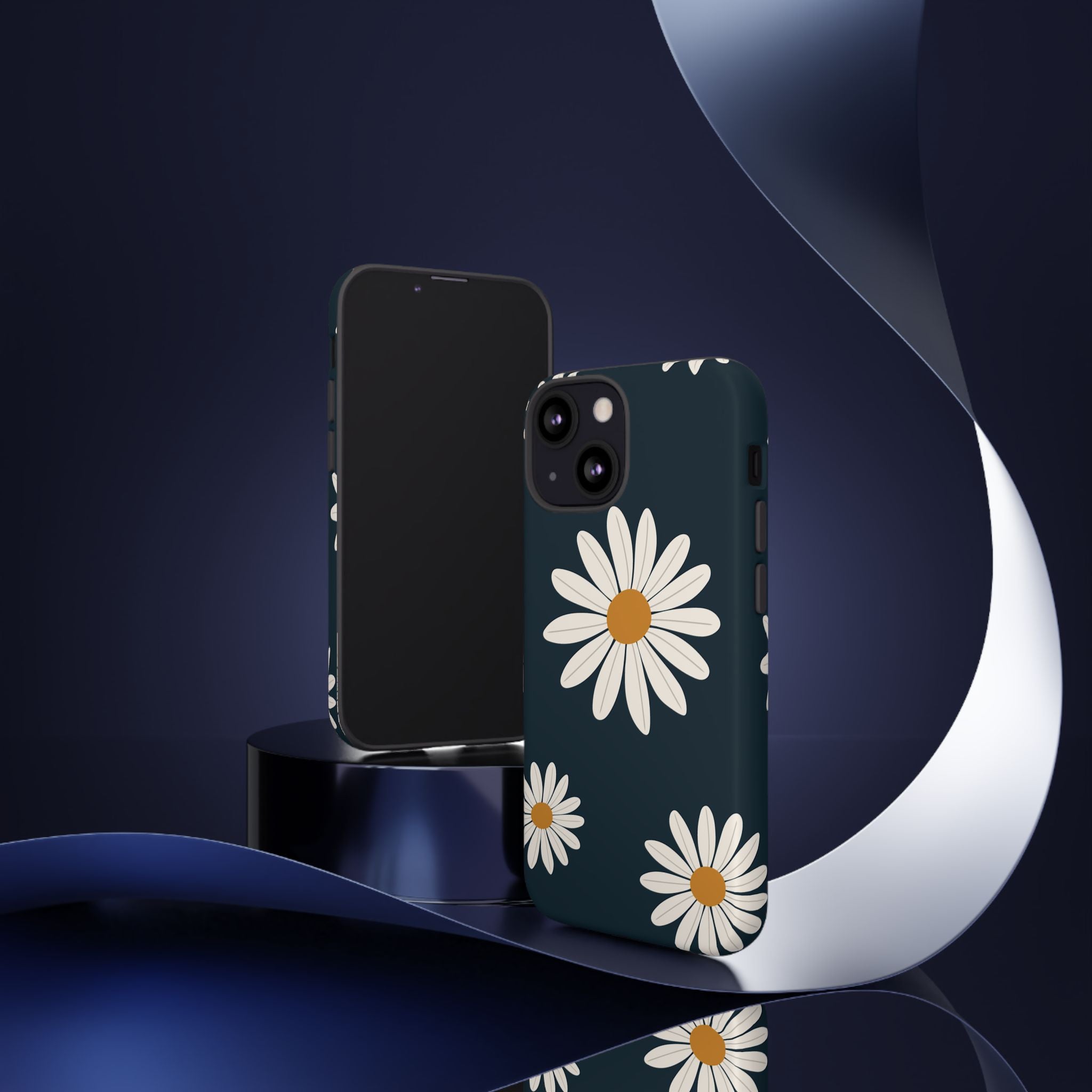 Daisy Phone Case, Floral Phone Cover, Tough Phone Case, Gift for Flower Lovers, Smartphone Accessory, Spring Design