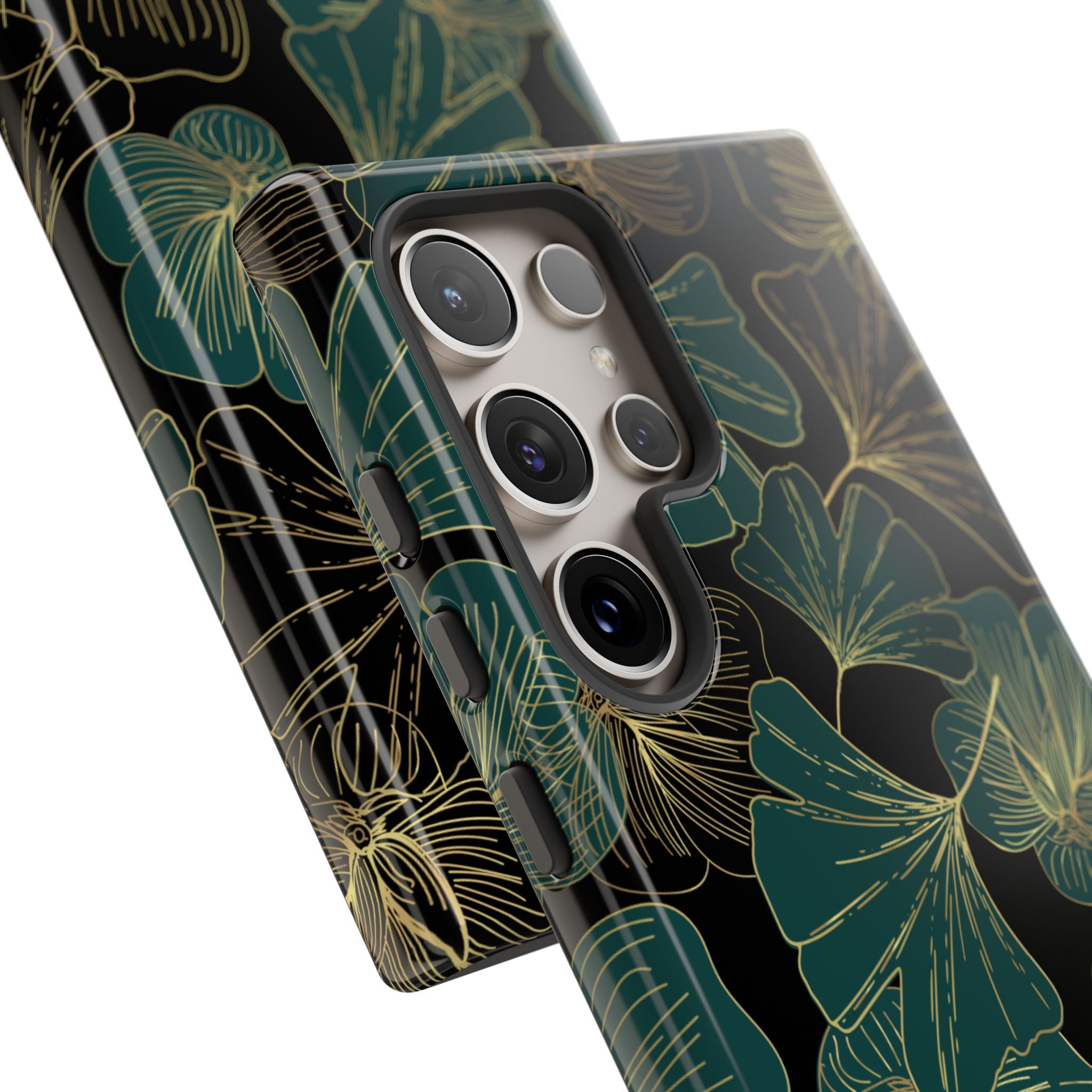 Floral Phone Case - Tough Cases, Protective Cover, Stylish Accessory, Gift for Her, Nature-Inspired Design