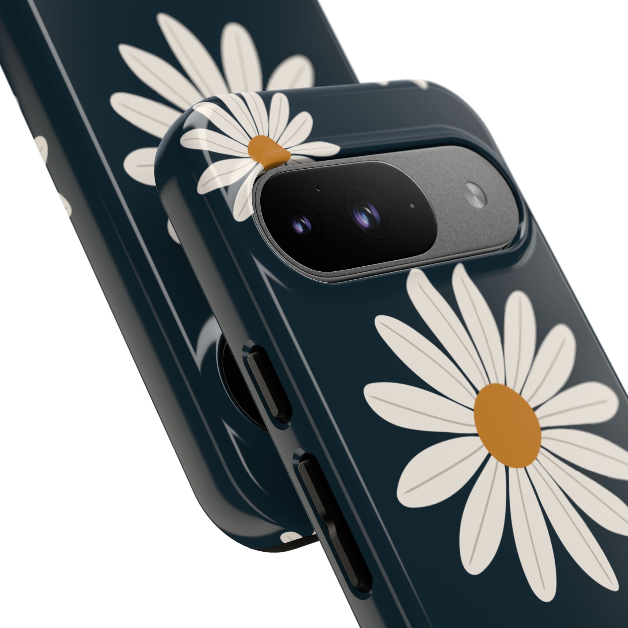 Daisy Phone Case, Floral Phone Cover, Tough Phone Case, Gift for Flower Lovers, Smartphone Accessory, Spring Design
