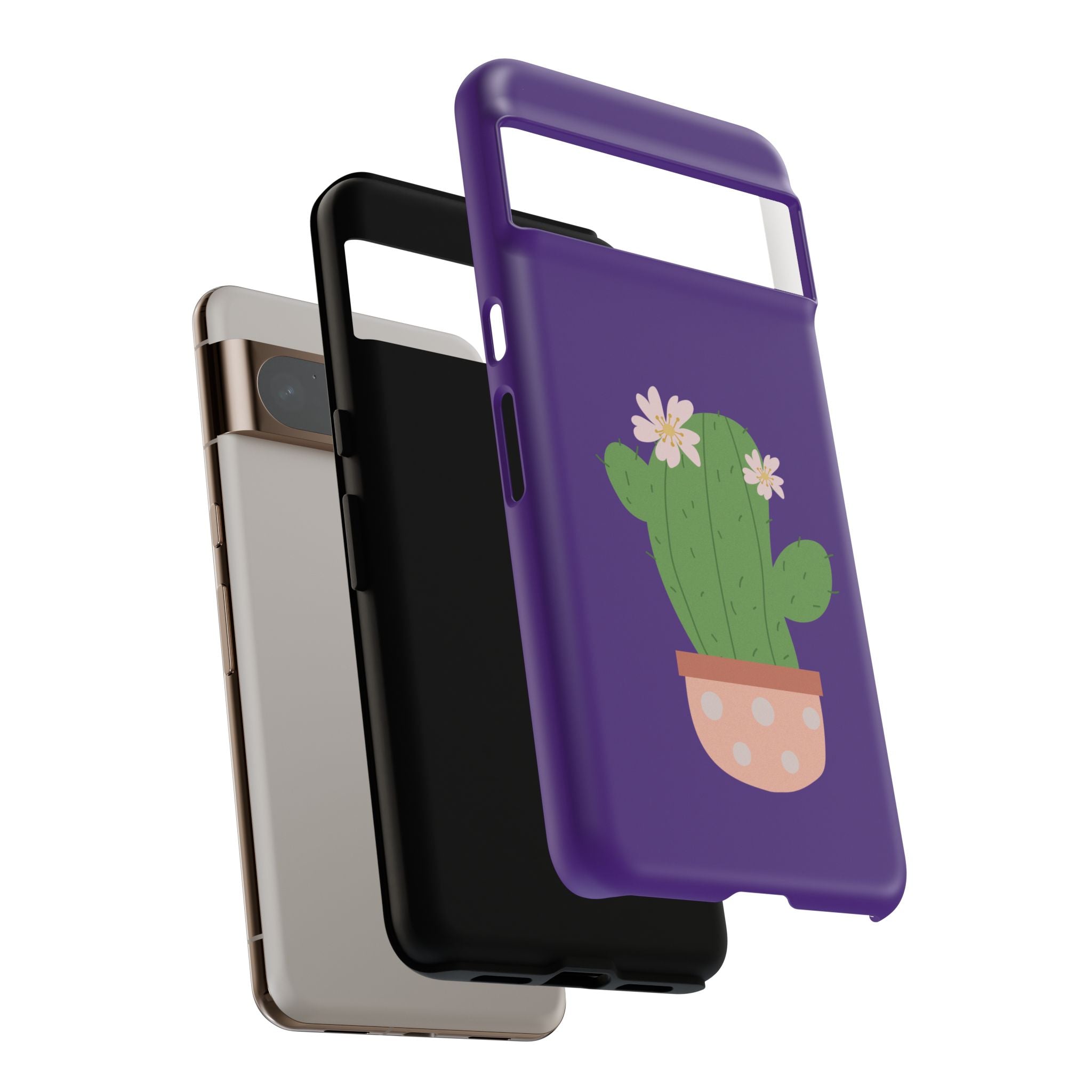Cactus Phone Case, Tough Cases, Cute Floral, Trending Design, Unique Gift, Phone Accessories, Summer Vibe, Nature Lover