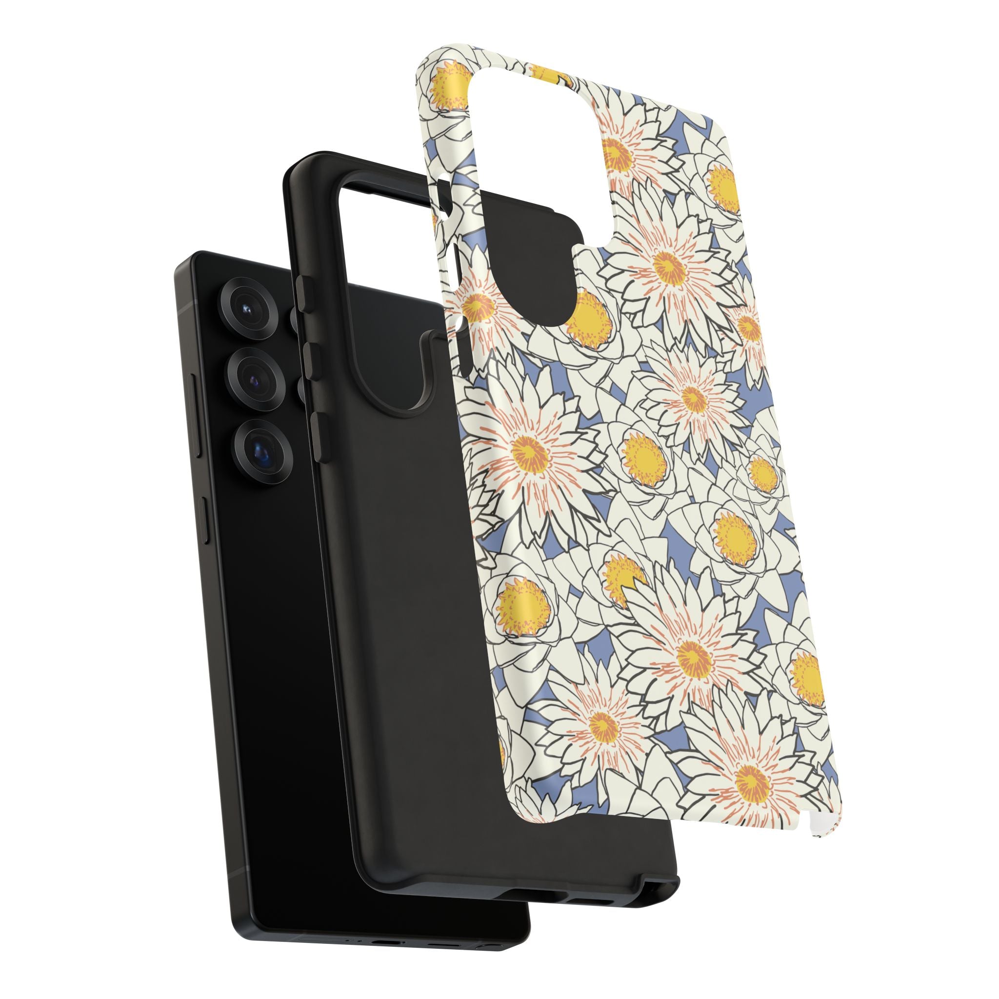 Stylish Phone Case, Floral Protective Cover, Gift for Nature Lovers, Trendy Tech Accessory, Customizable Phone Case