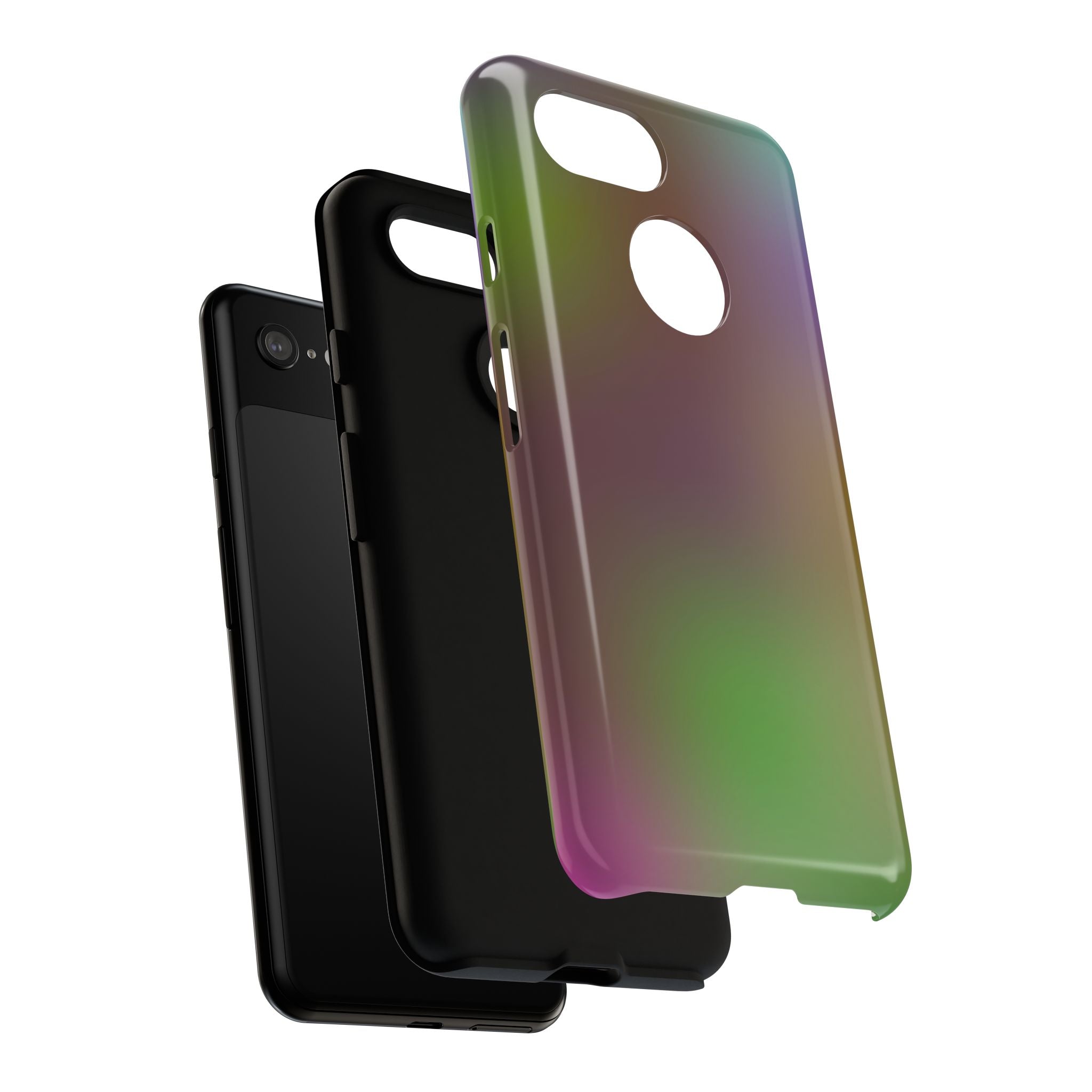 Colorful Gradient Phone Case, Tough Cases for Protection, Stylish Mobile Cover, Unique Gift, Modern Tech Accessory