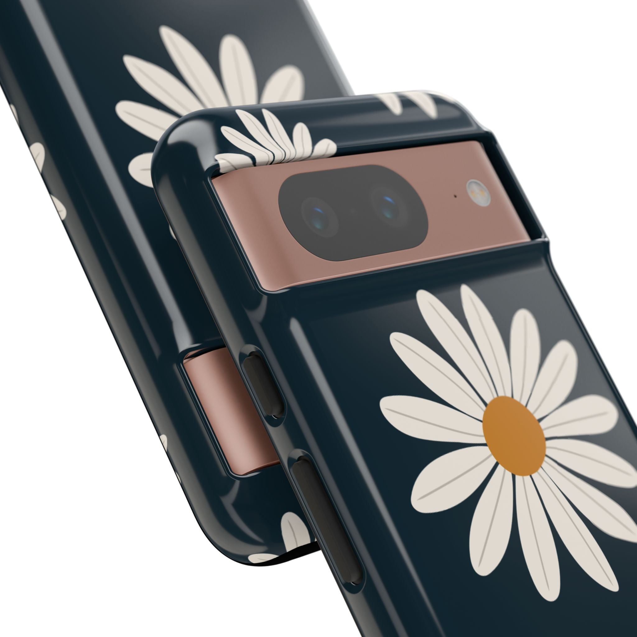 Daisy Phone Case, Floral Phone Cover, Tough Phone Case, Gift for Flower Lovers, Smartphone Accessory, Spring Design