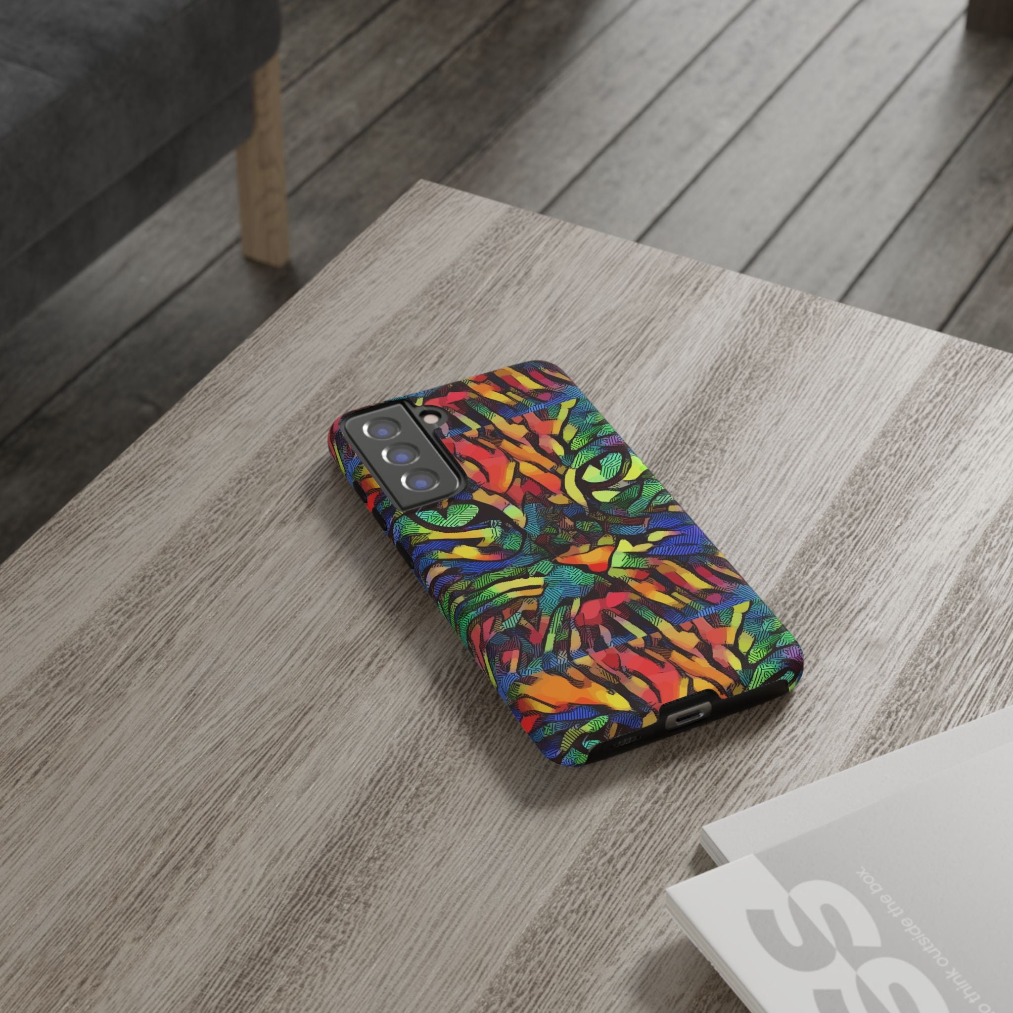 Colorful Phone Cases for Vibrant Style - Tough Cases, Unique Gifts, Animal Print, Artistic Design, Phone Accessories, Eco-Friendly