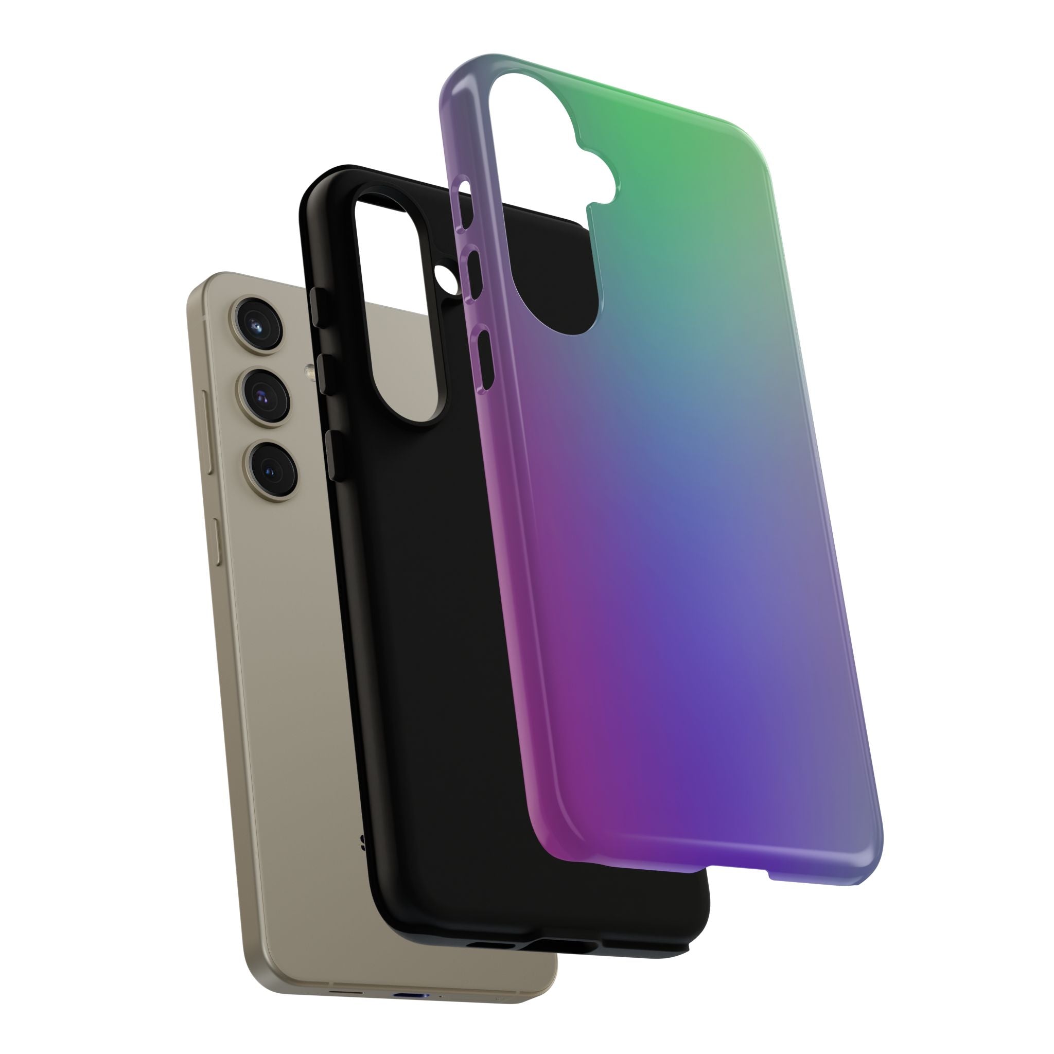 Gradient Phone Case, Durable Phone Protector, Trendy Cell Phone Accessory, Gift for Tech Lovers, Stylish Mobile Case