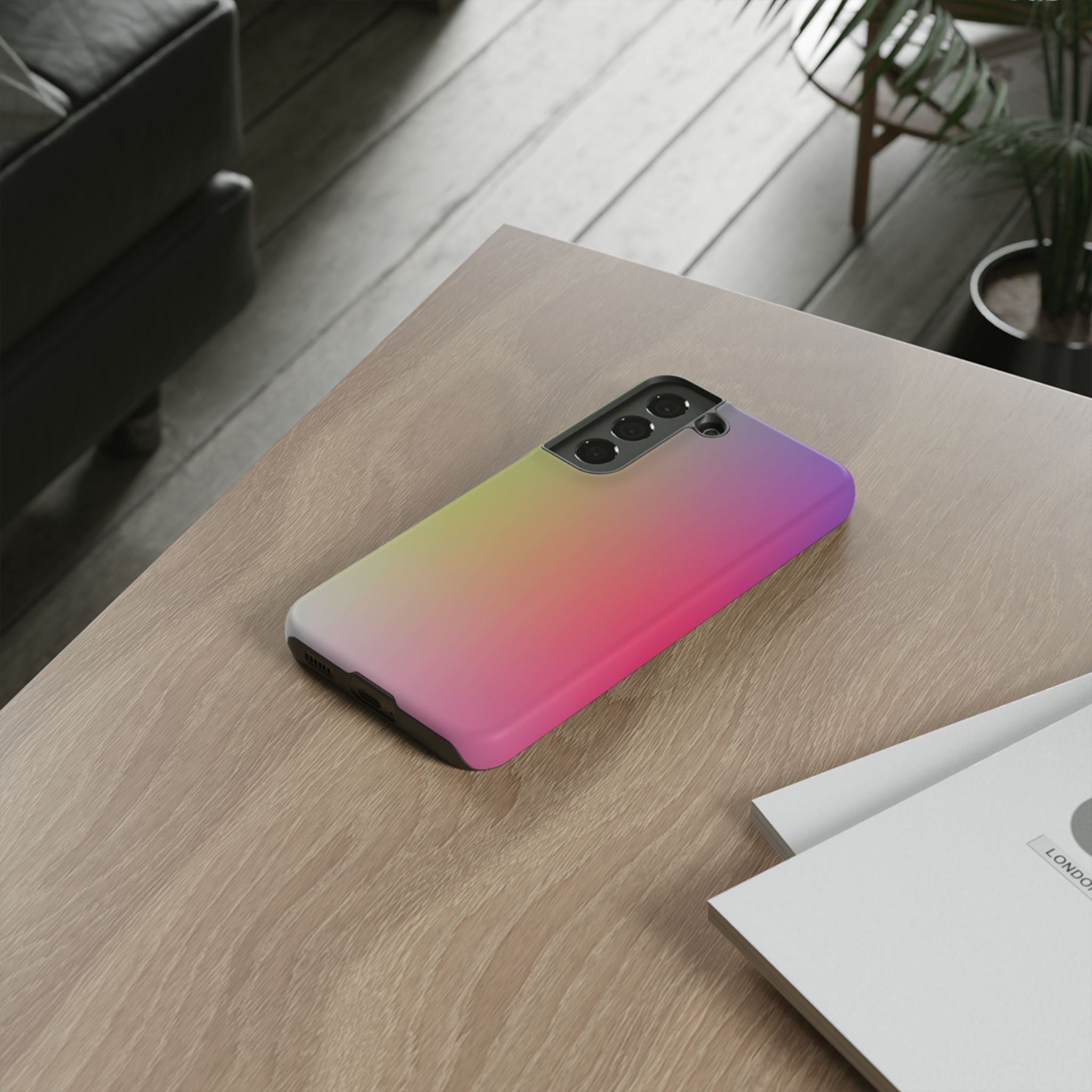 Gradient Phone Case, Tough Cases, Colorful Tech Accessory, Modern Phone Protection, Trendy Gift for Friends, Birthday, Holidays