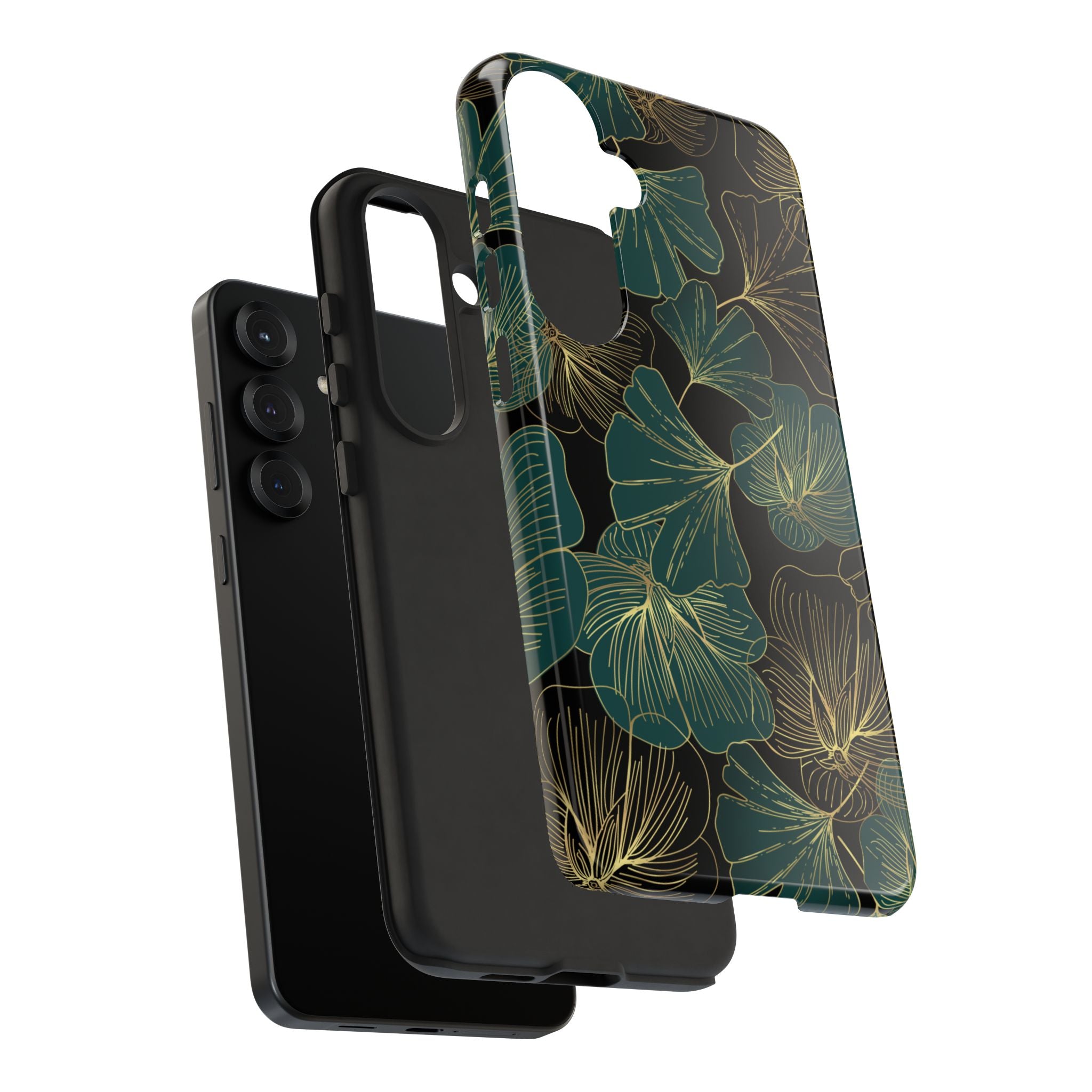 Floral Phone Case - Tough Cases, Protective Cover, Stylish Accessory, Gift for Her, Nature-Inspired Design