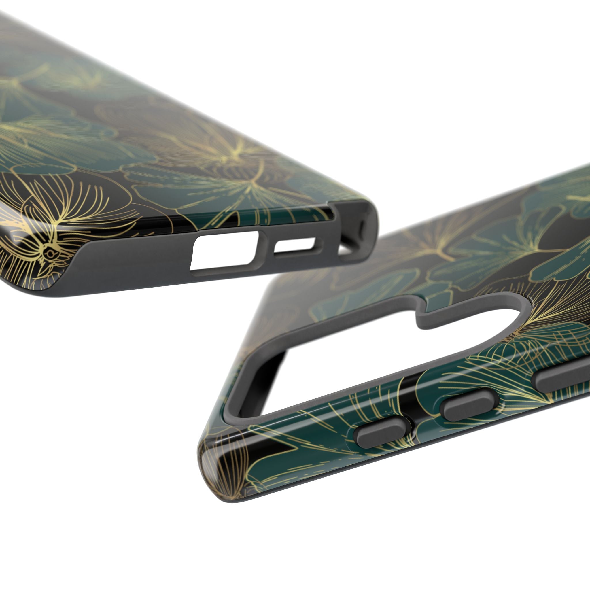 Floral Phone Case - Tough Cases, Protective Cover, Stylish Accessory, Gift for Her, Nature-Inspired Design