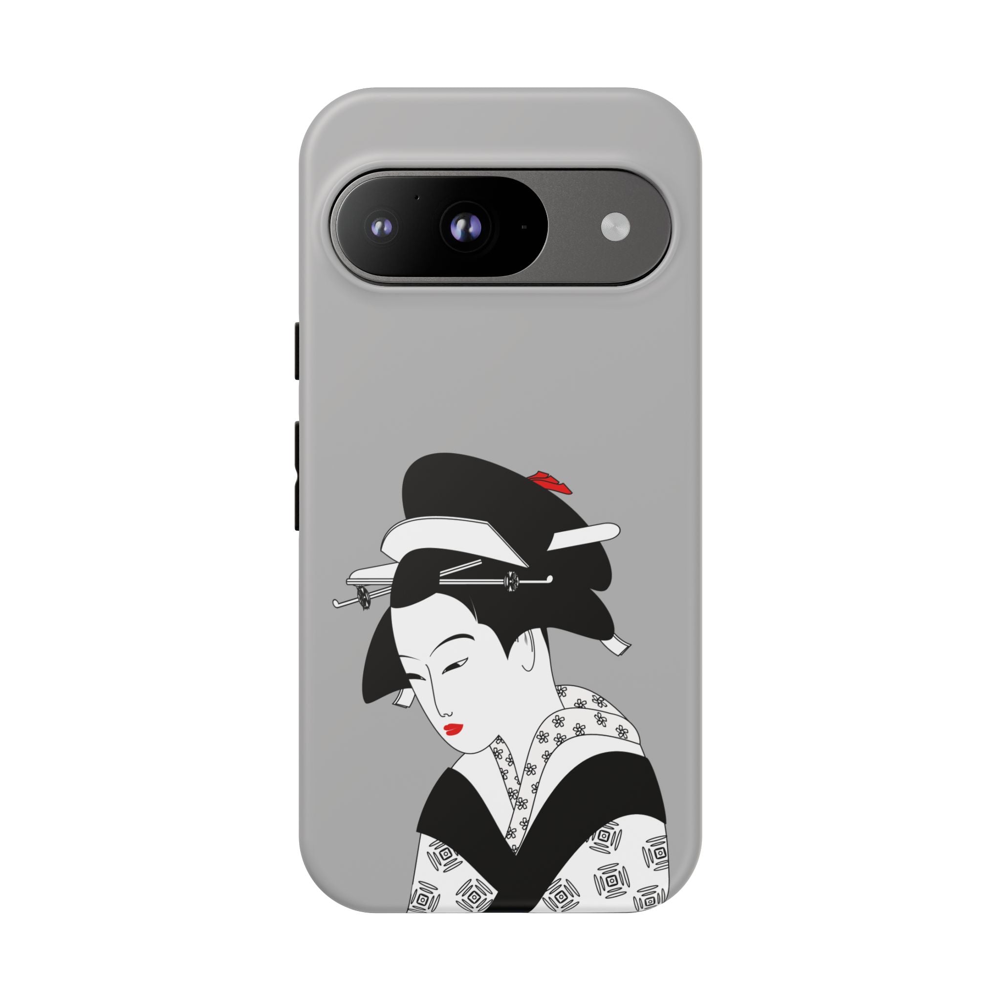 Stylish Phone Case with Japanese Geisha Design, Tough Phone Case, Cute Phone Cover, Japanese Art, Ethnic Style