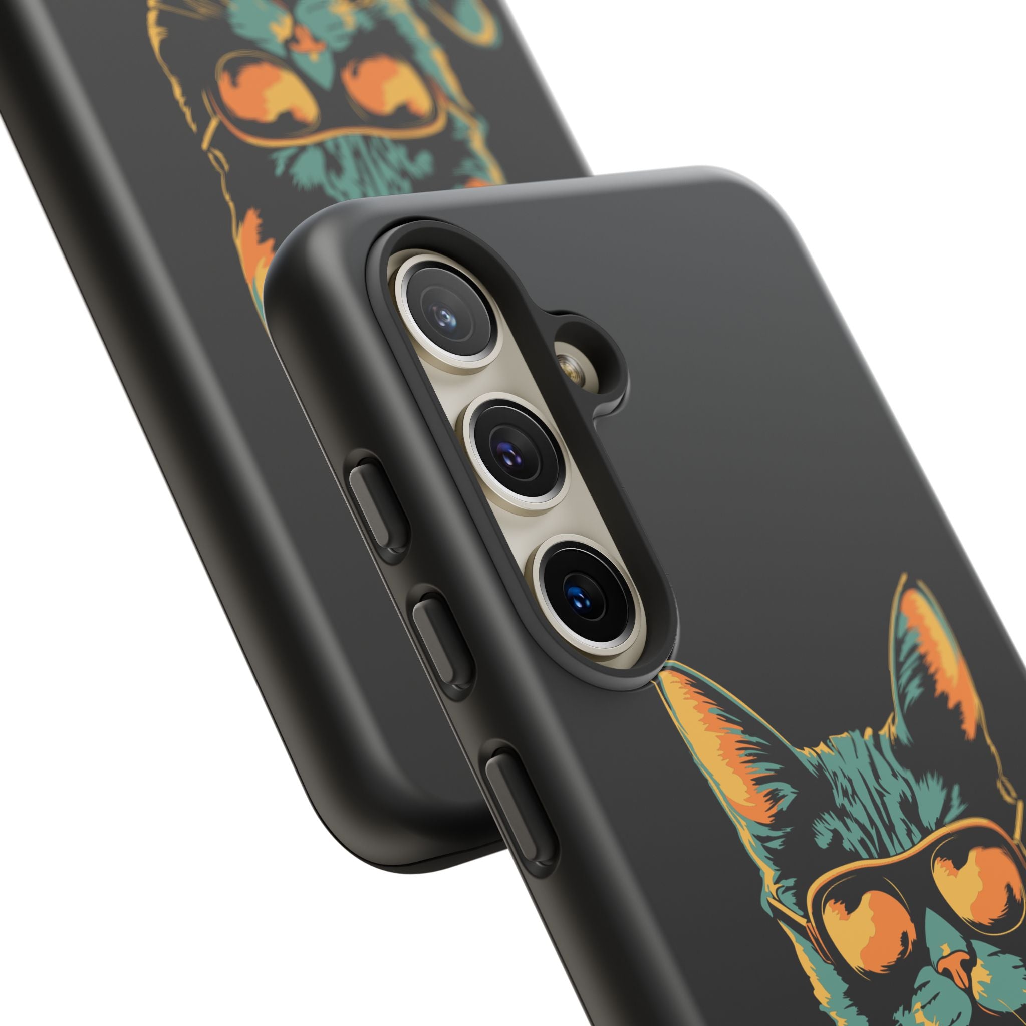 Cool Cat Phone Case, Stylish Phone Cover, Pet Lover Gift, Cute Cat Design, Fun Cat Accessories
