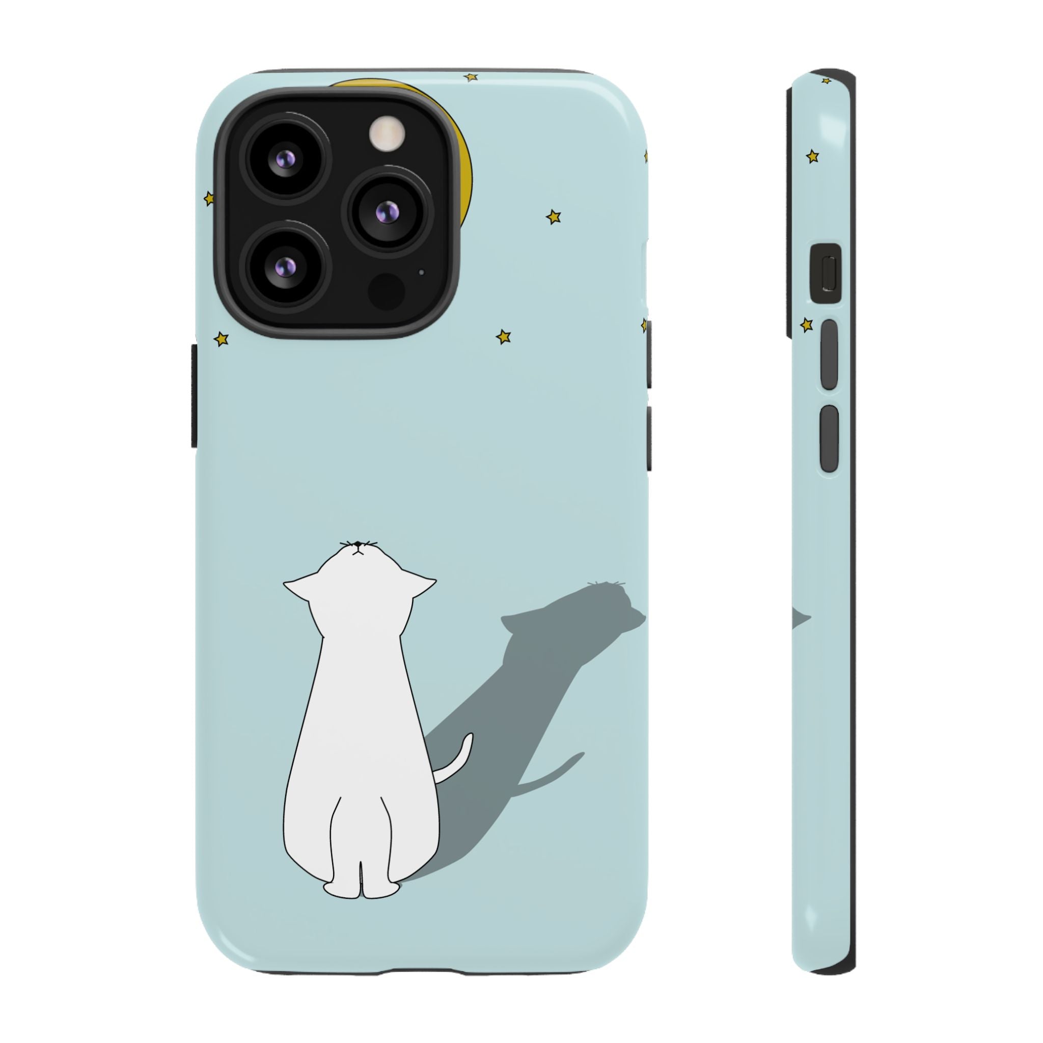Cute Cat Phone Case, Tough Phone Cover, Pet Lover Gift, Unique Case, Animal Decor, Birthday Gift
