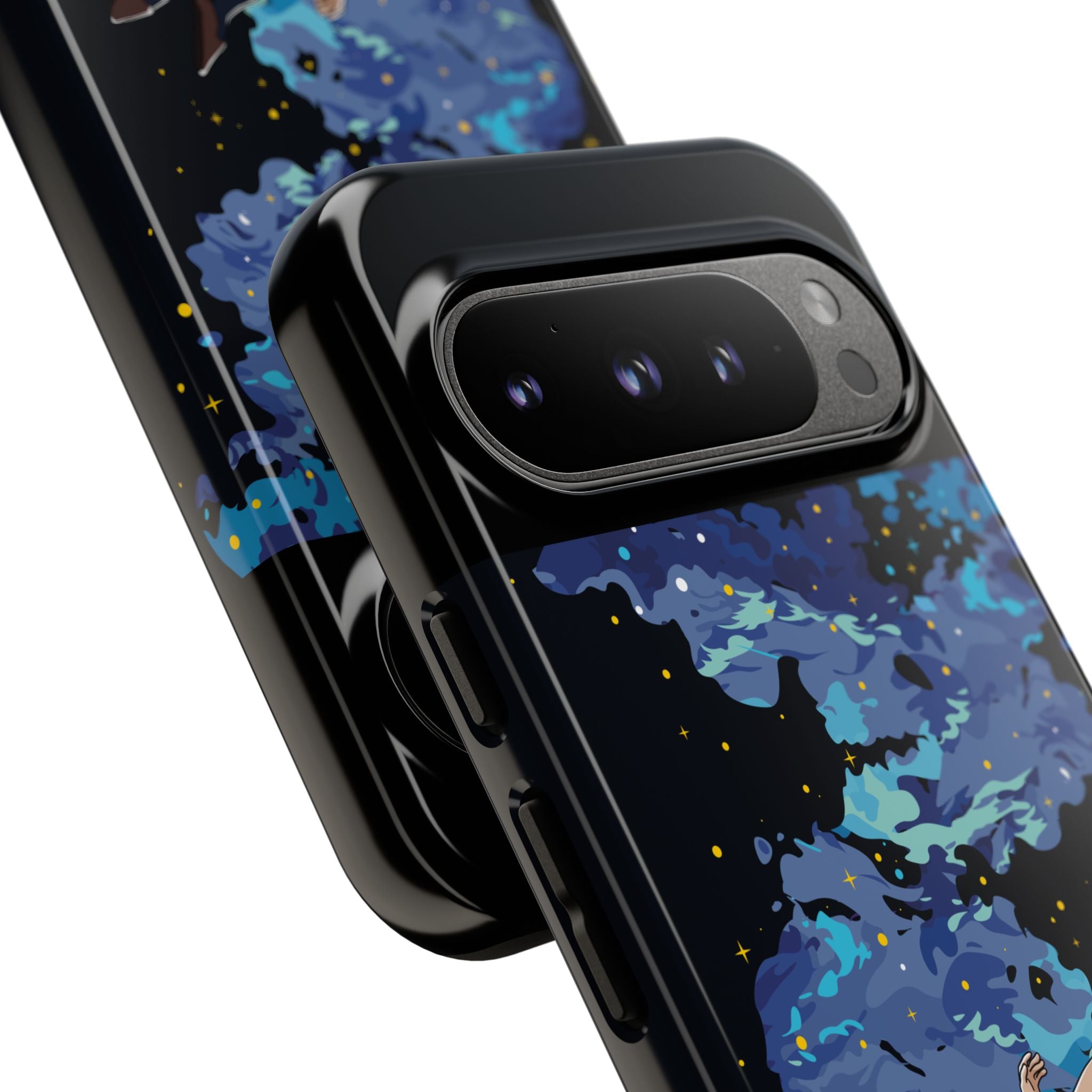 Tough Cases Phone Case - Artistic Galaxy Design, Cute Sleeve for Teens, Gift for Students, Unique Mobile Accessory, Trendy Tech Protection