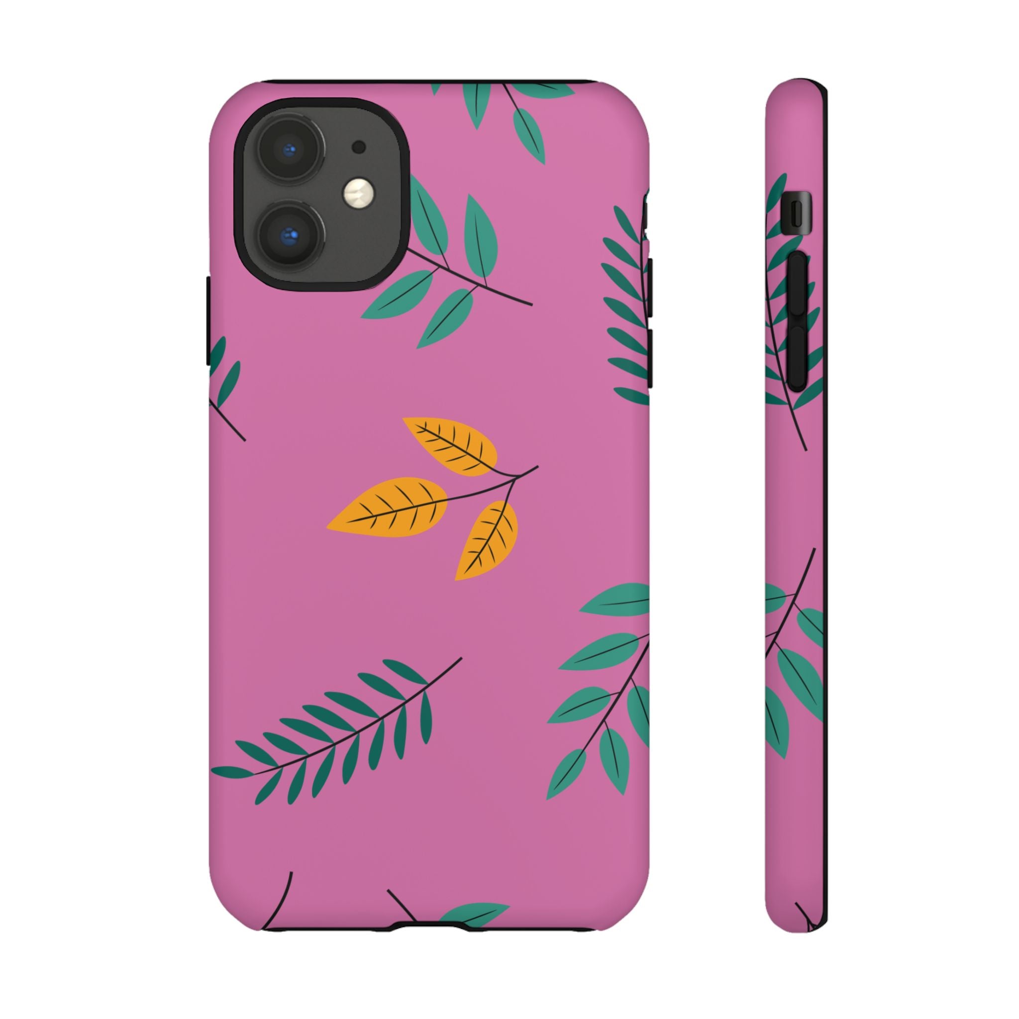 Feminine Floral Phone Case, Tough Cases for iPhone, Nature-Themed Tech Accessory, Cute Gift for Her, Botanical Design, Spring Decor