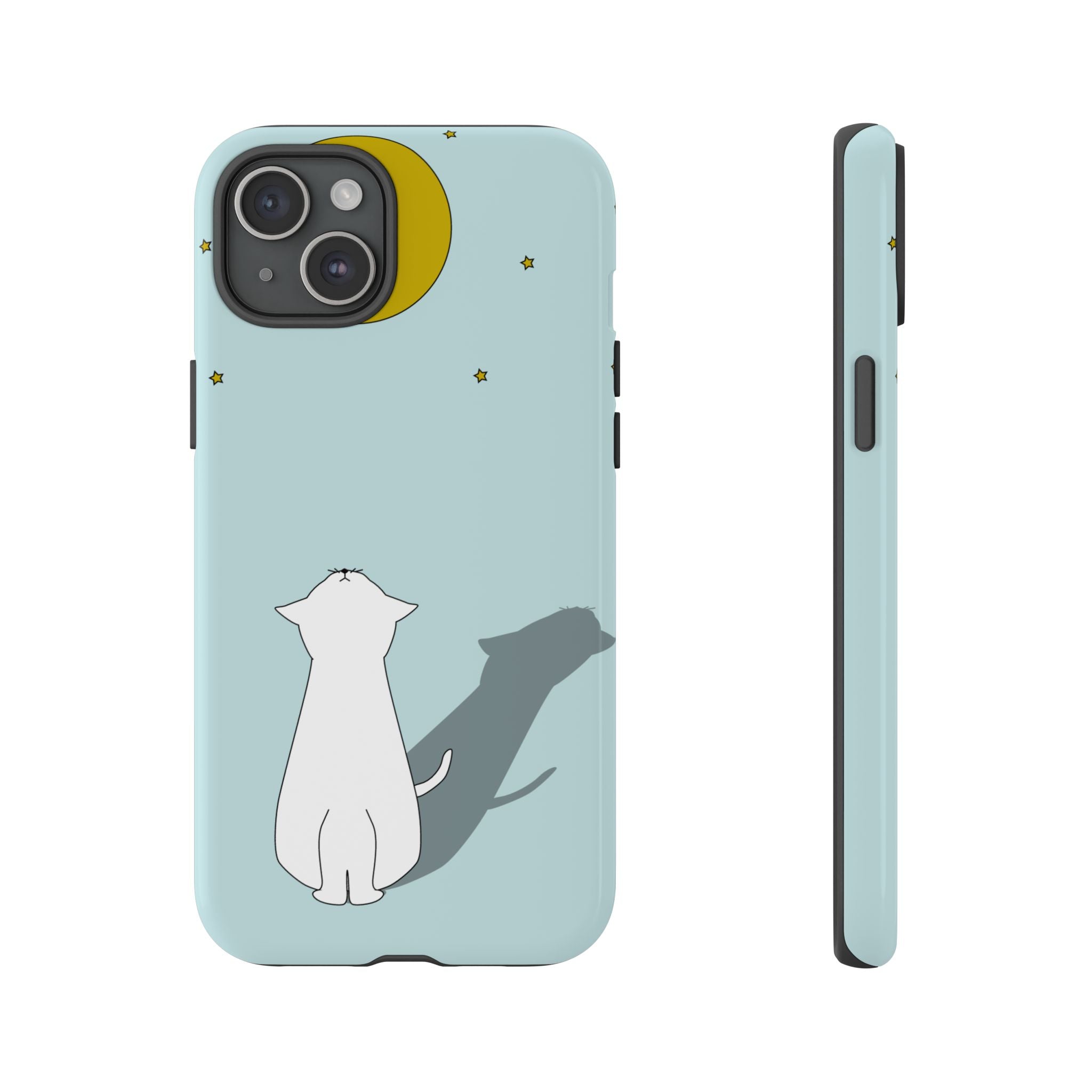 Cute Cat Phone Case, Tough Phone Cover, Pet Lover Gift, Unique Case, Animal Decor, Birthday Gift