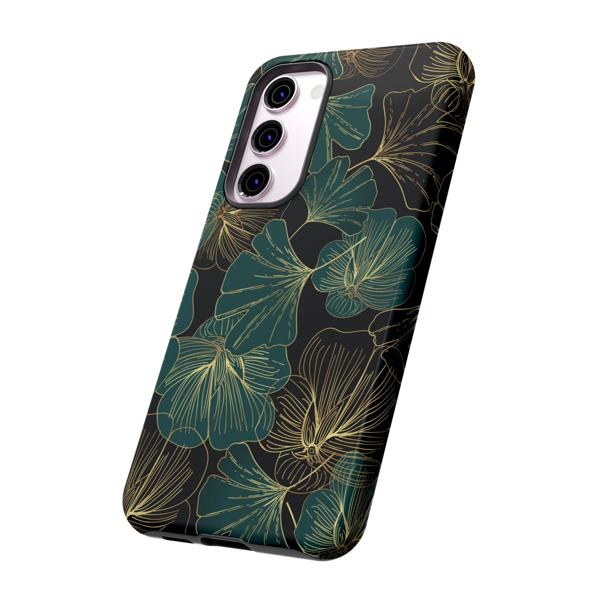 Floral Phone Case - Tough Cases, Protective Cover, Stylish Accessory, Gift for Her, Nature-Inspired Design