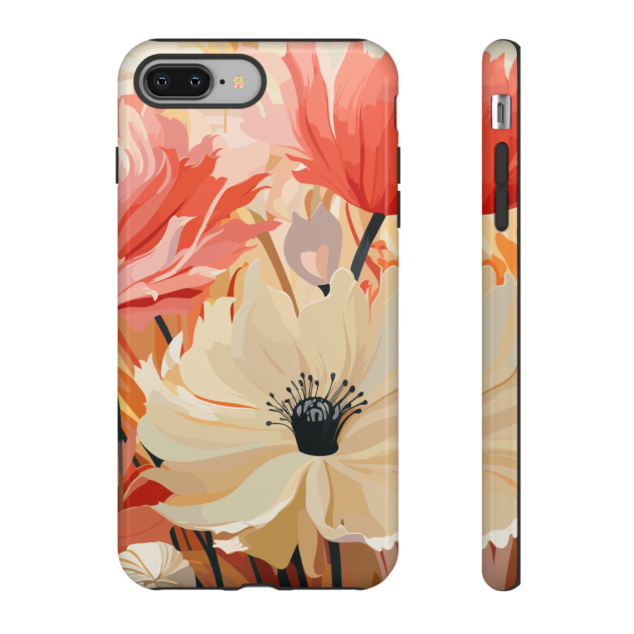 Floral Phone Case, Tough Protective Cover for Floral Lovers, Perfect Gift for Friends, Spring Celebration, Art Lovers Gift