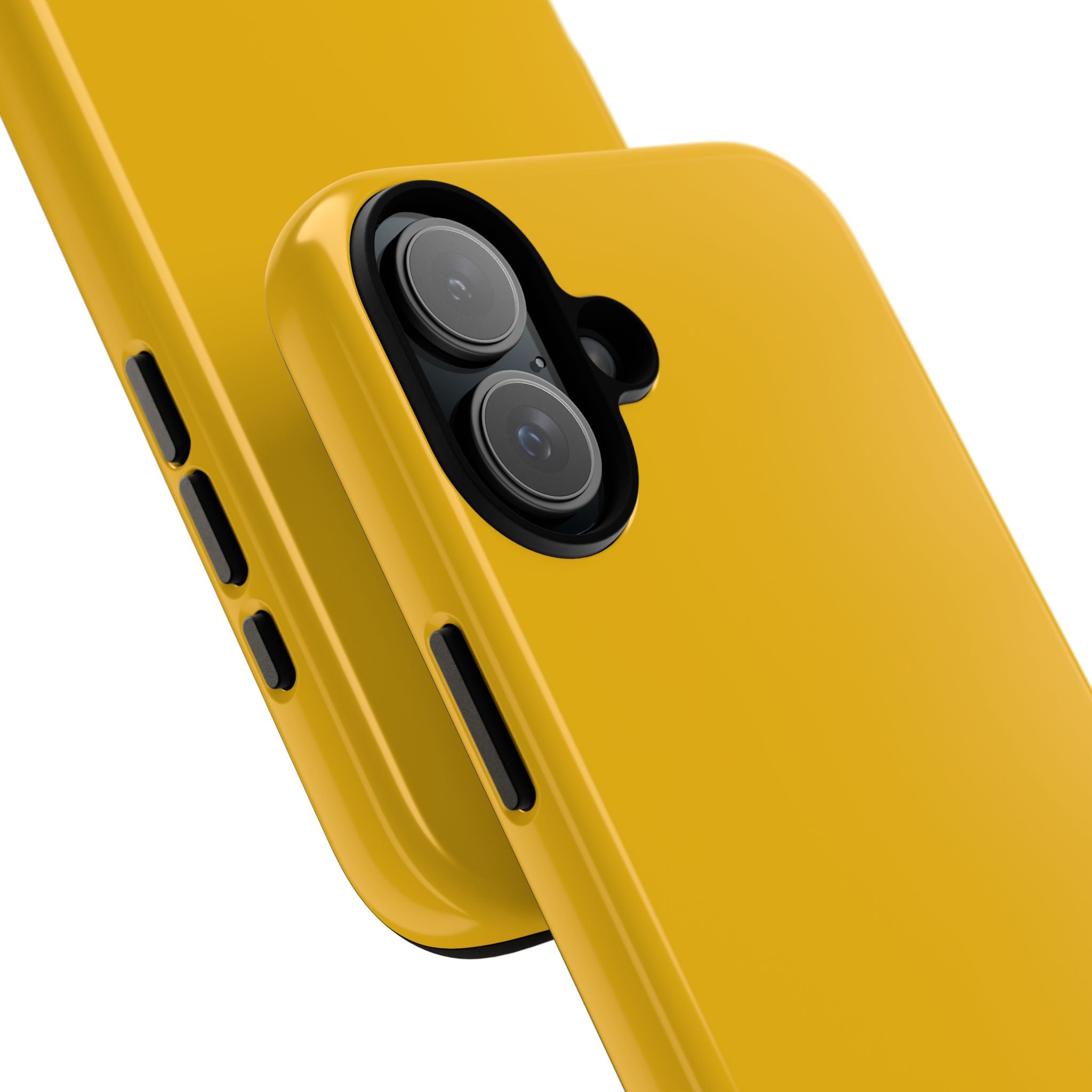 Motorcycle Phone Case, Tough Phone Cover, Gift for Bikers, Durable Tech Accessory, Yellow Motorcycle Design