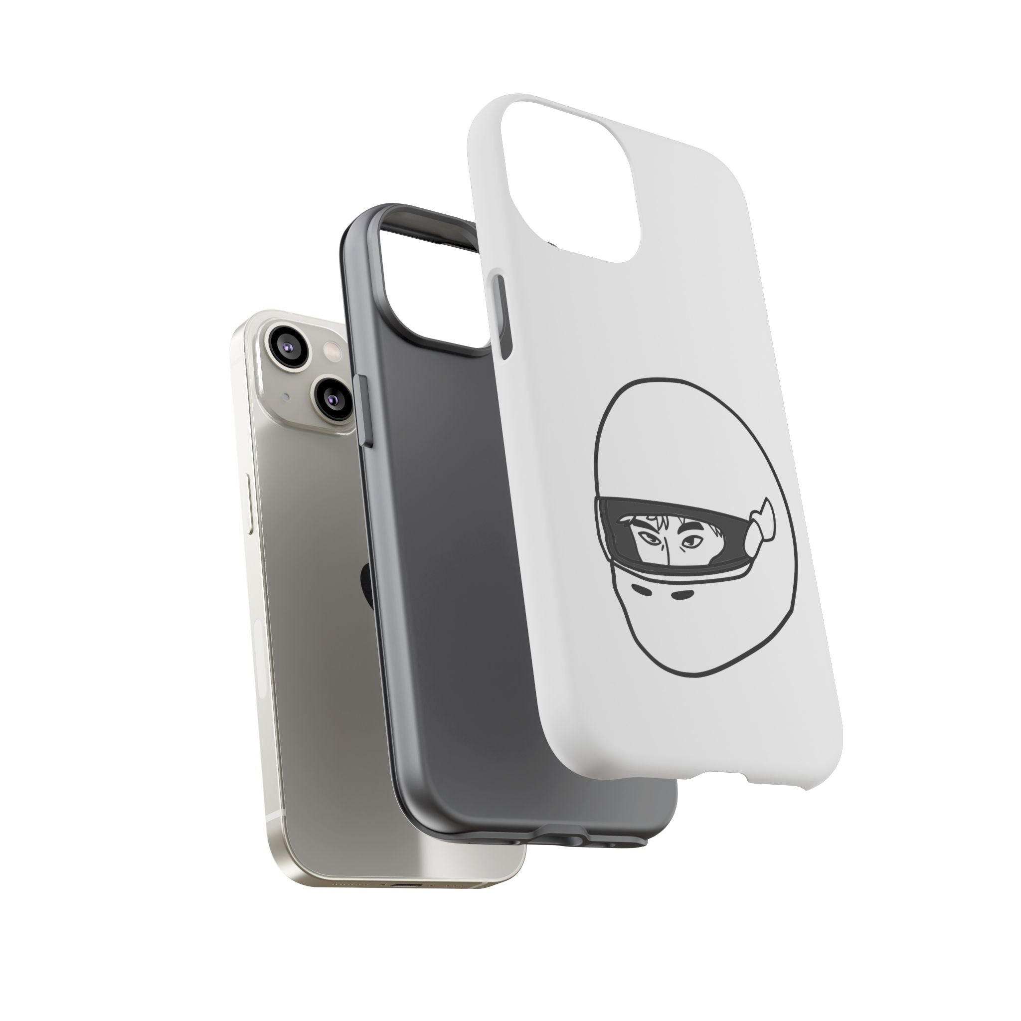 Stylish Phone Case with Racing Helmet Design | Tough Cases | Unique Gift, Motorcycle Enthusiast, Race Lover, Custom Accessory, Everyday Use
