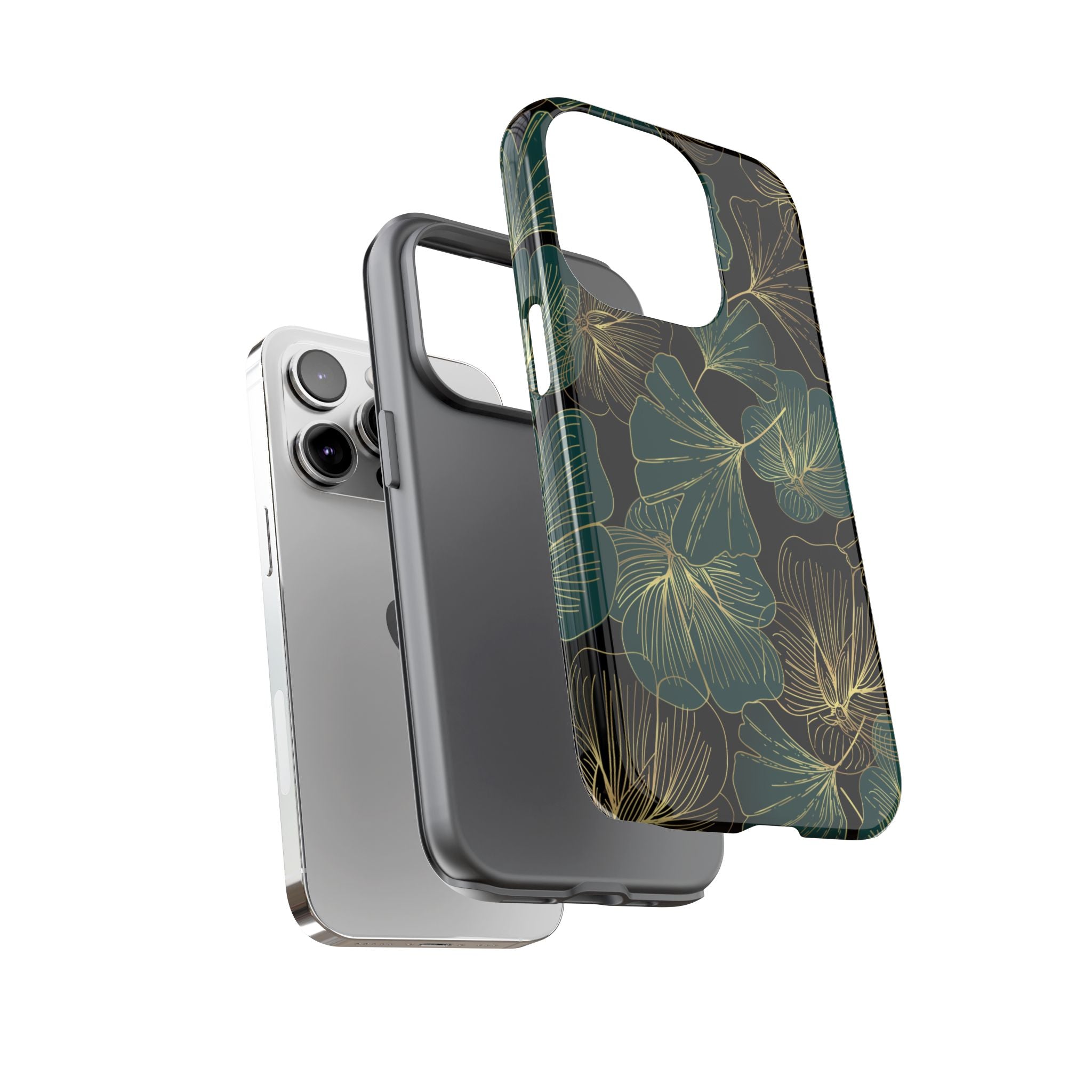Floral Phone Case - Tough Cases, Protective Cover, Stylish Accessory, Gift for Her, Nature-Inspired Design