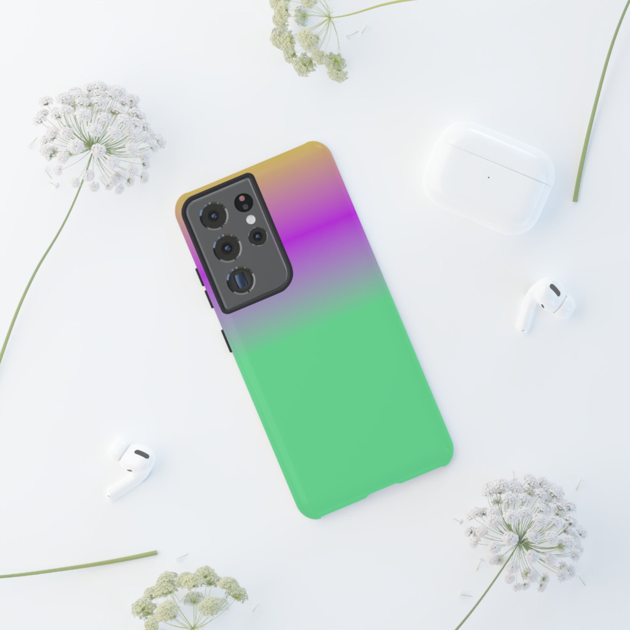 Vibrant Phone Case, Stylish Tech Accessory, Fun Gift Idea, Unique Mobile Cover, Trendy Gradient Design