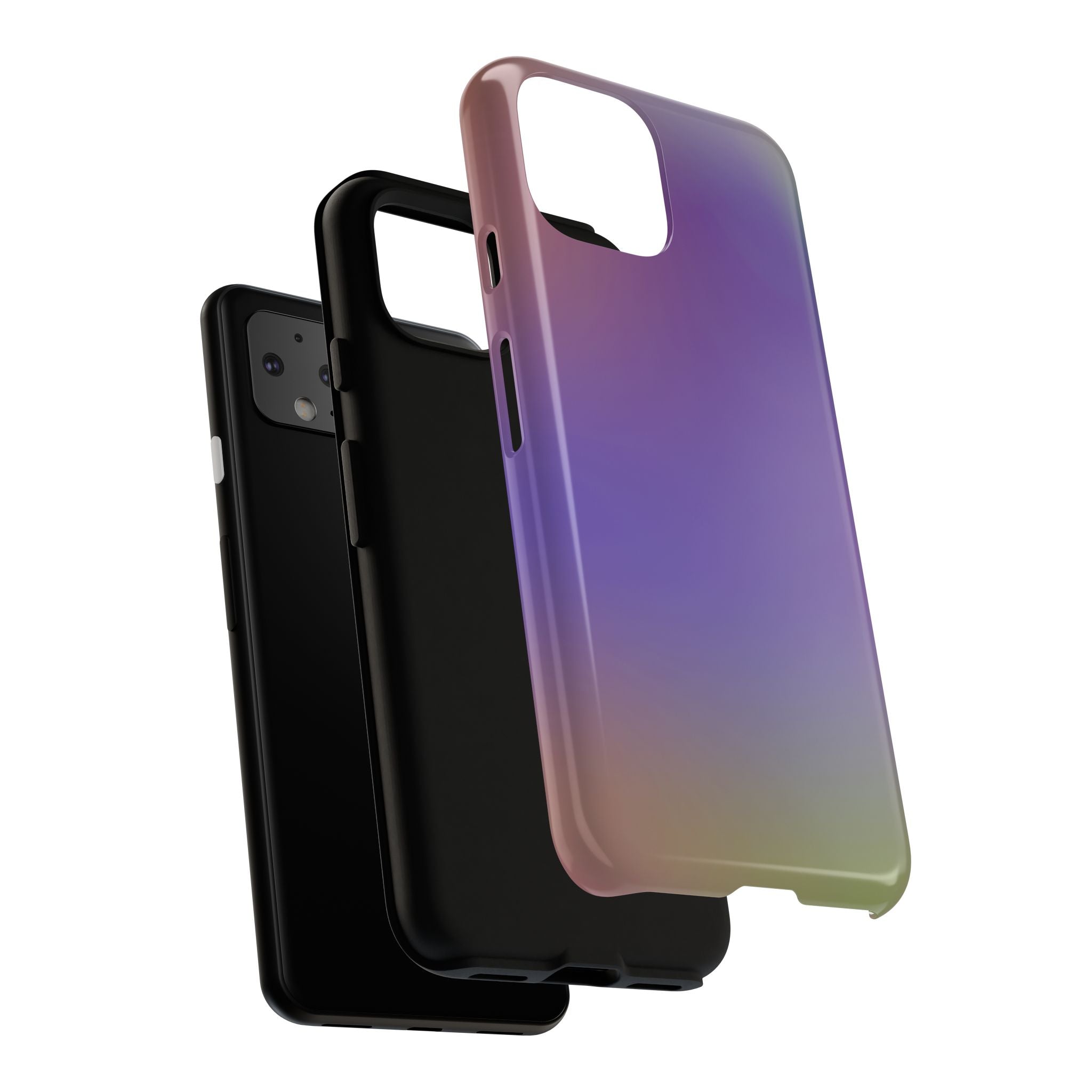 Colorful Phone Case, Tough Phone Cover, Gradient Design Case, Stylish Mobile Accessories, Unique Gift for Her