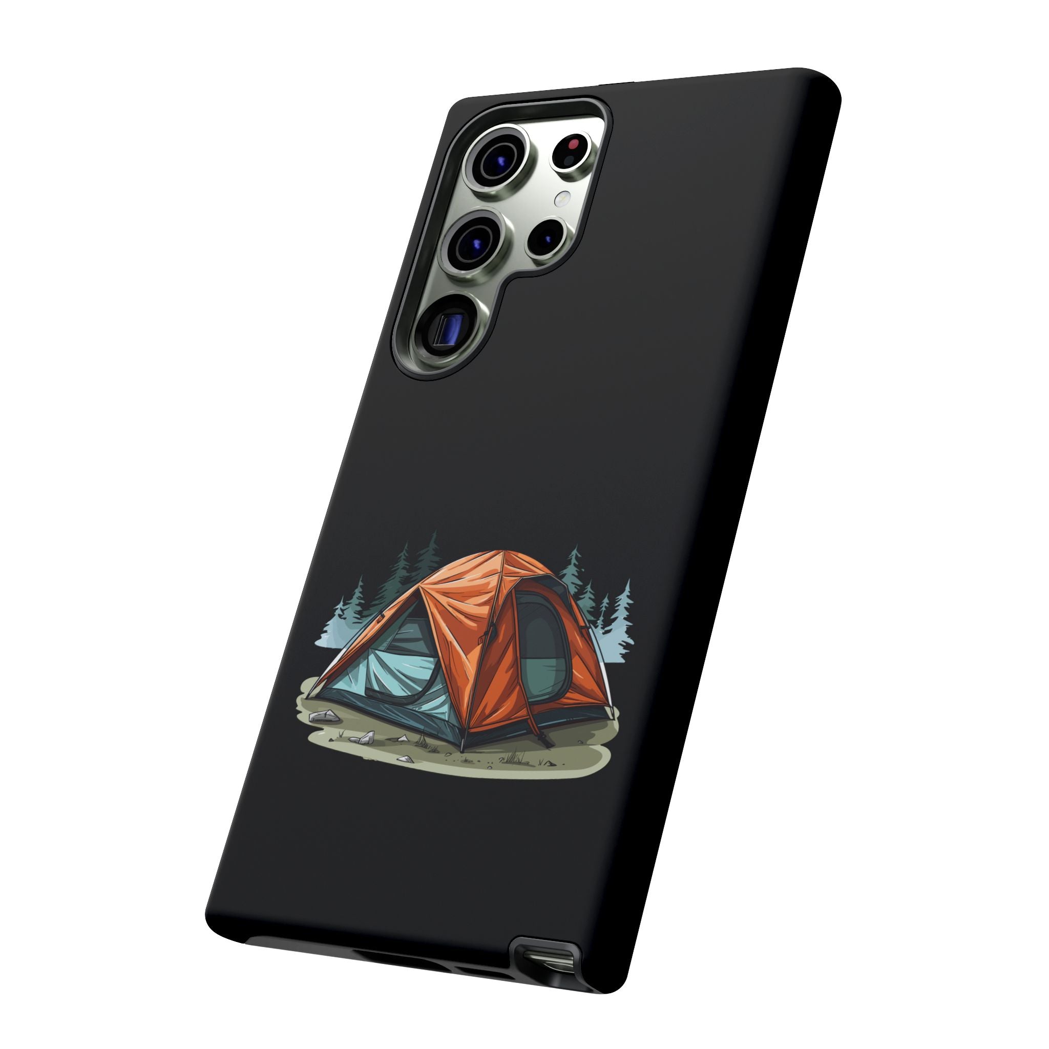Camping Phone Case, Outdoor Adventure, Nature Lover Gift, Tough Cases, Hiking Accessory, Travel Gear, Camping Vibes