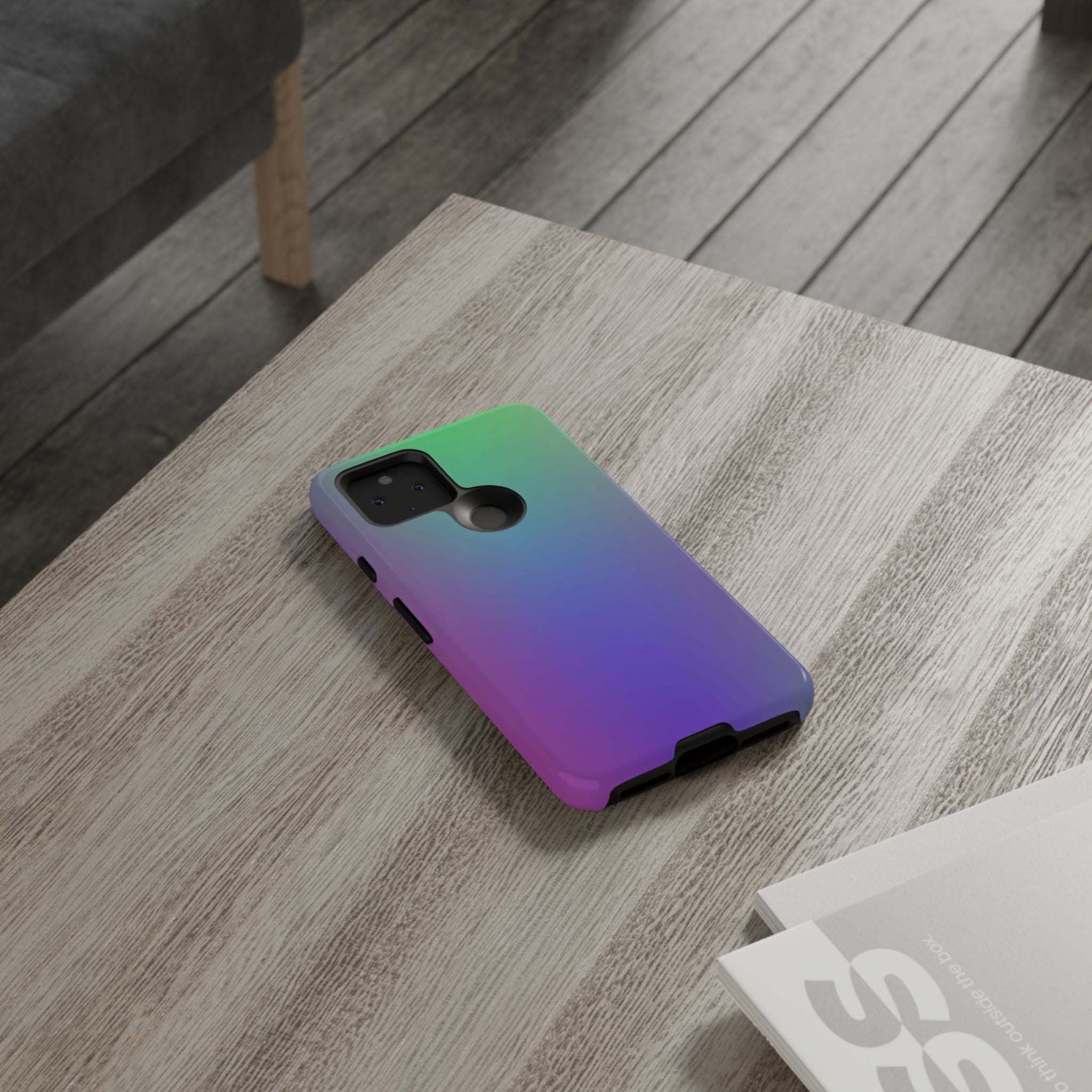 Gradient Phone Case, Durable Phone Protector, Trendy Cell Phone Accessory, Gift for Tech Lovers, Stylish Mobile Case