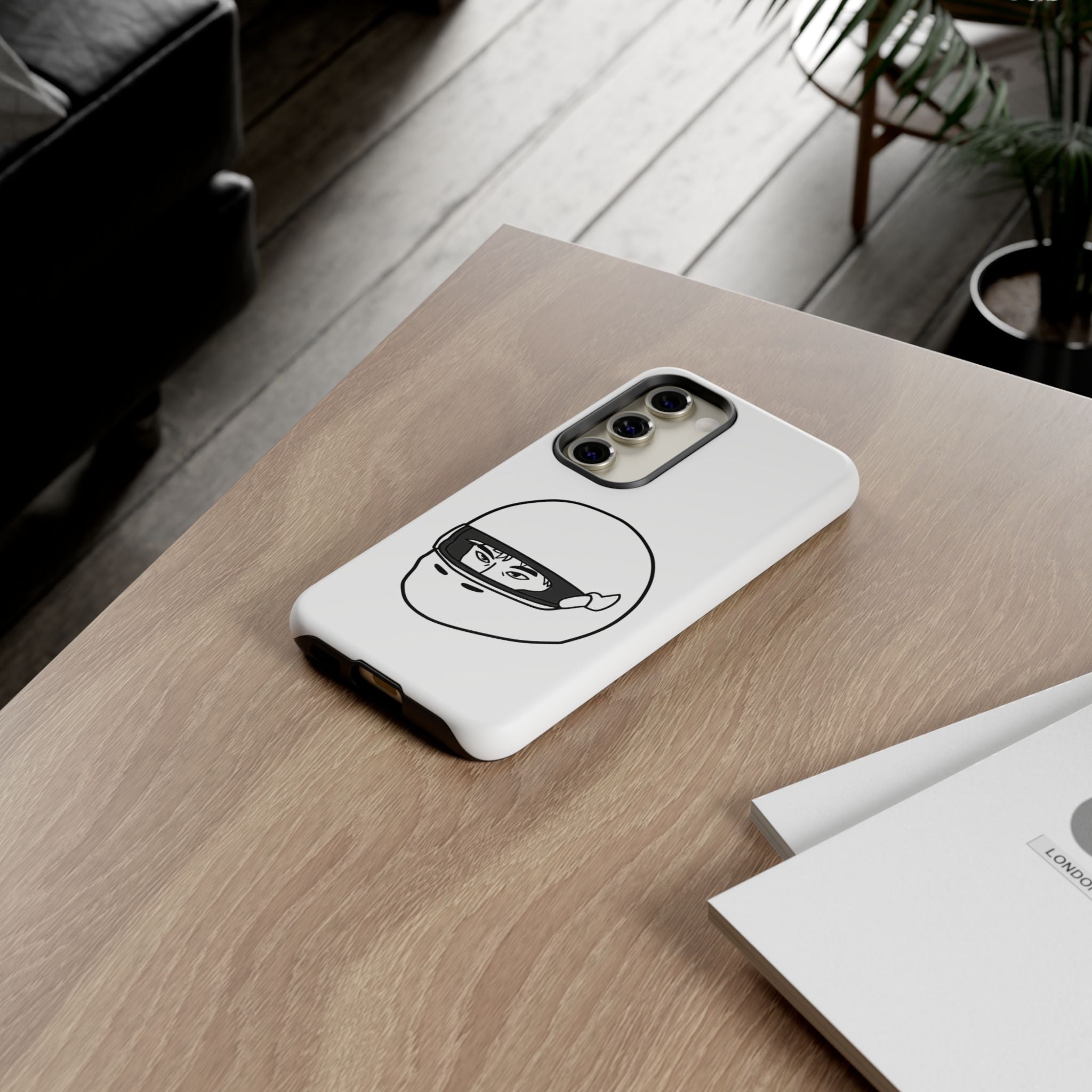 Stylish Phone Case with Racing Helmet Design | Tough Cases | Unique Gift, Motorcycle Enthusiast, Race Lover, Custom Accessory, Everyday Use