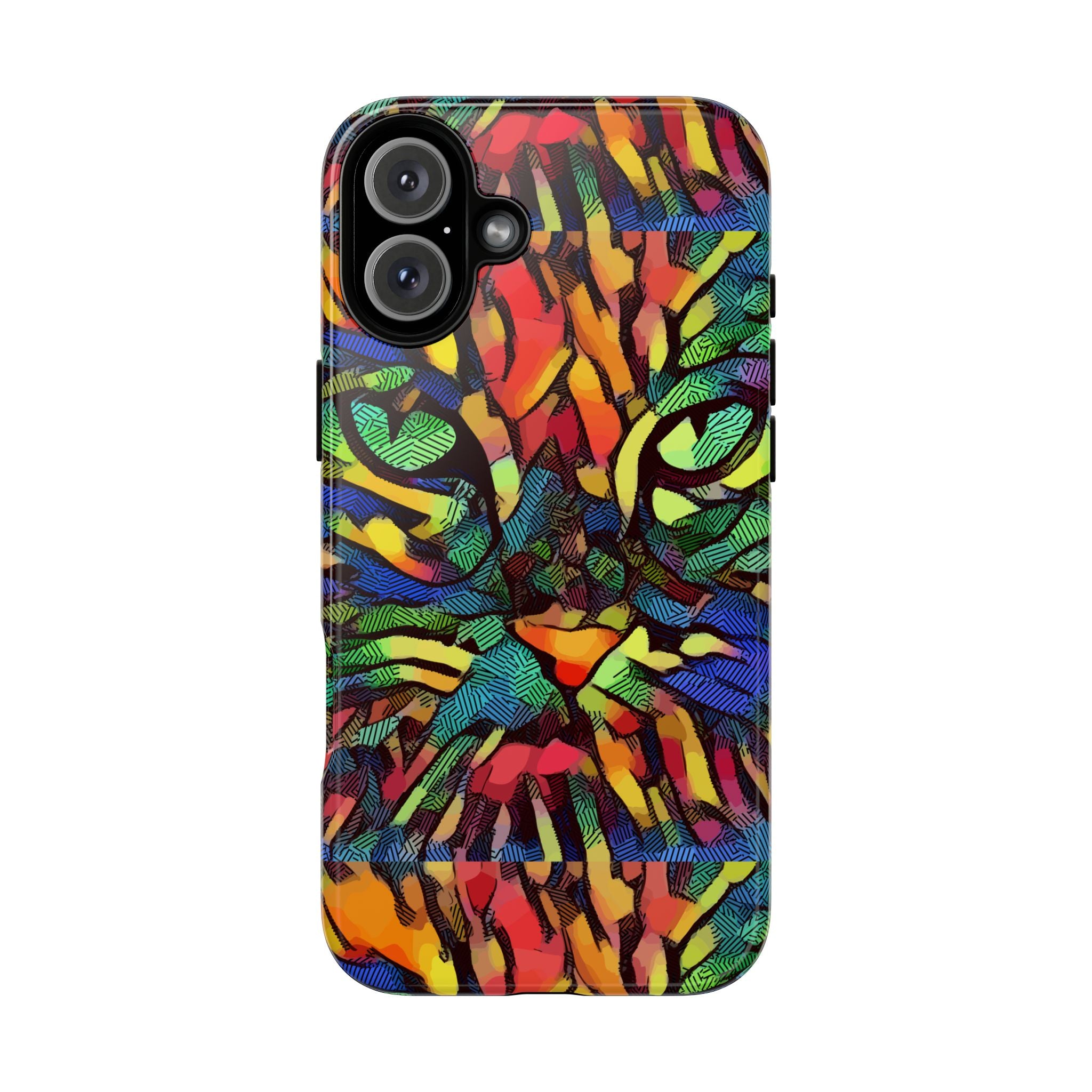 Colorful Phone Cases for Vibrant Style - Tough Cases, Unique Gifts, Animal Print, Artistic Design, Phone Accessories, Eco-Friendly