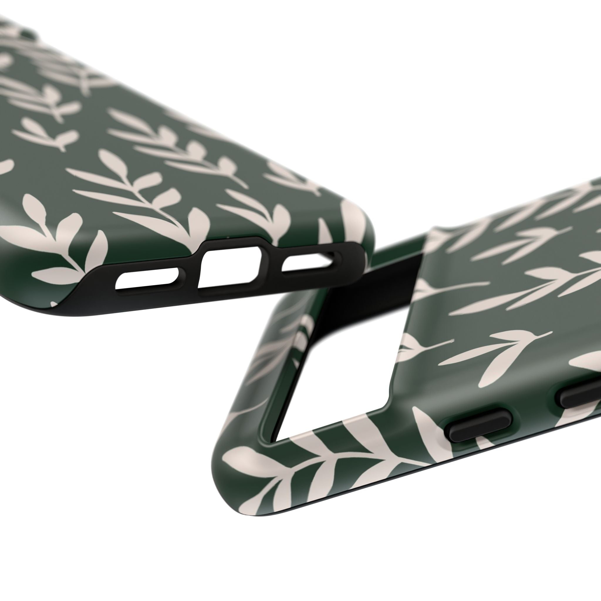 Leafy Phone Case, Tough Cases for Nature Lovers, Green Leaf Design, Eco-Friendly, Stylish Mobile Cover, Gift for Her