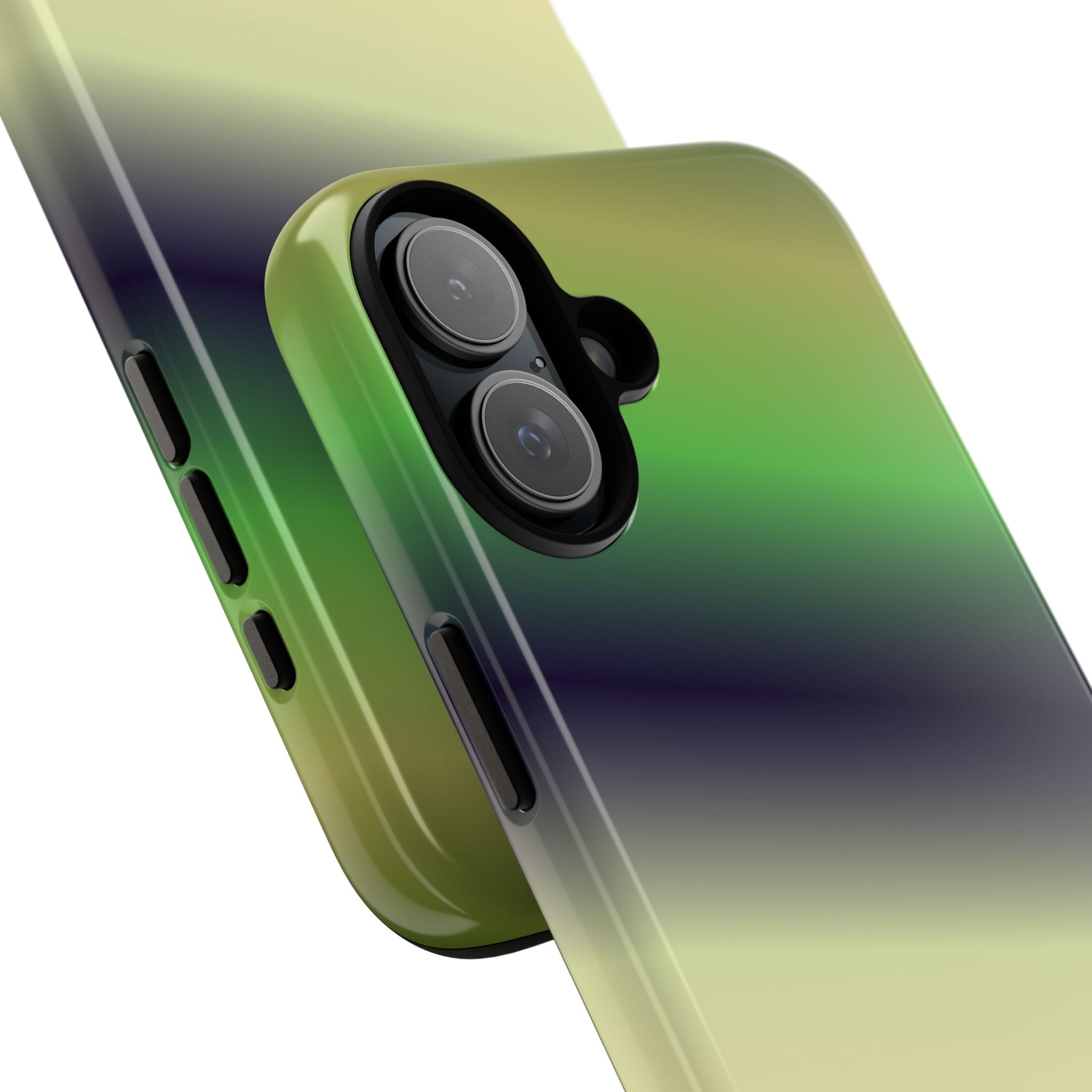 Gradient Phone Case - Tough Cases, Unique Cell Phone Cover, Stylish Tech Accessories, Green and Black Gradient, Perfect Gift