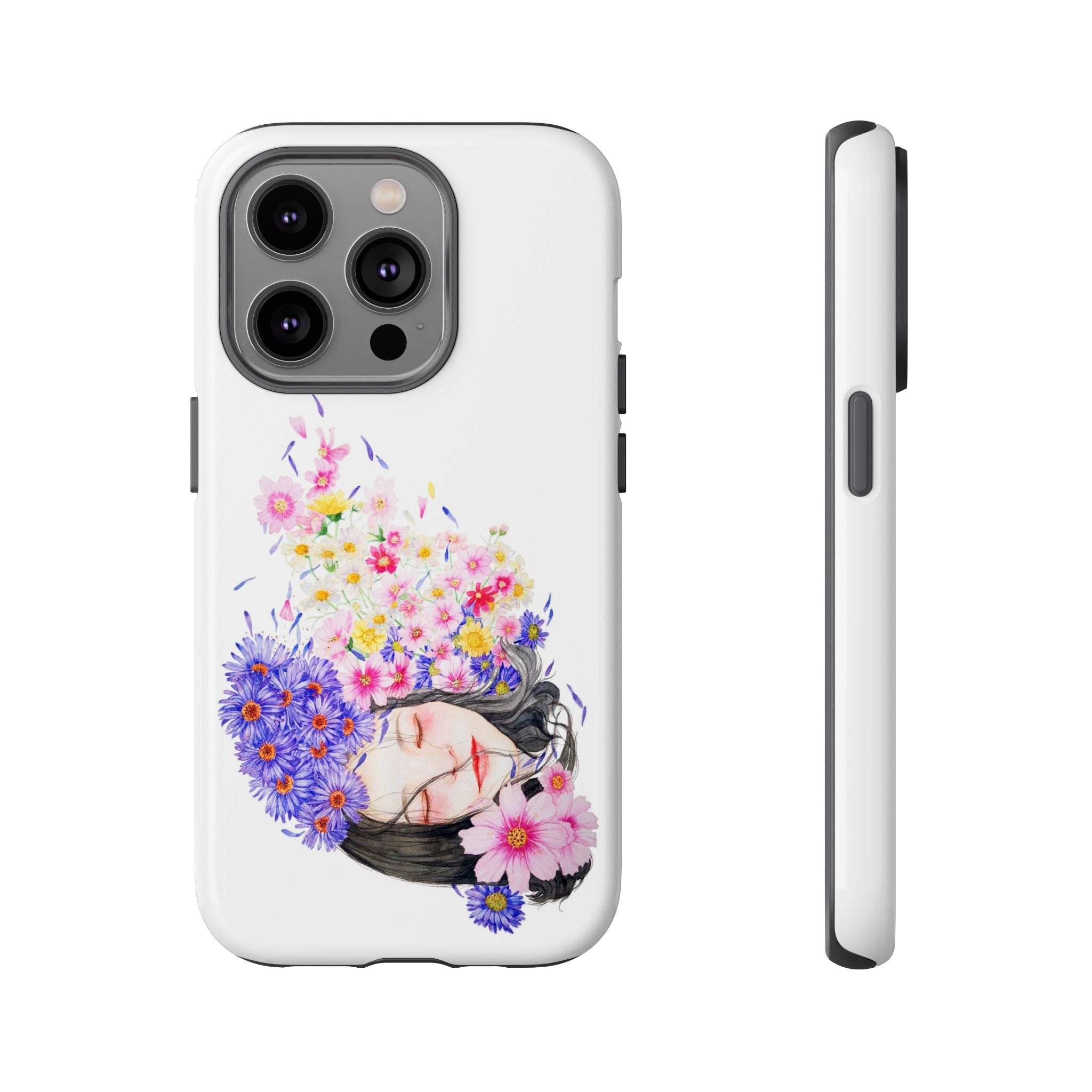 Floral Phone Case | Tough Cases | Cute Floral Design, Gift for Her, Spring Accessory, Mother's Day Gift, Stylish Protection