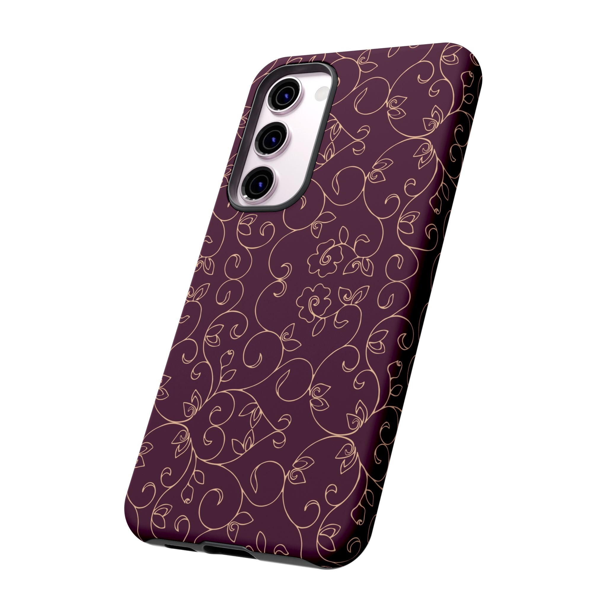 Elegant Floral Phone Case | Durable Mobile Cover, Gift for Her, Floral Design, Stylish Accessory, Phone Protection