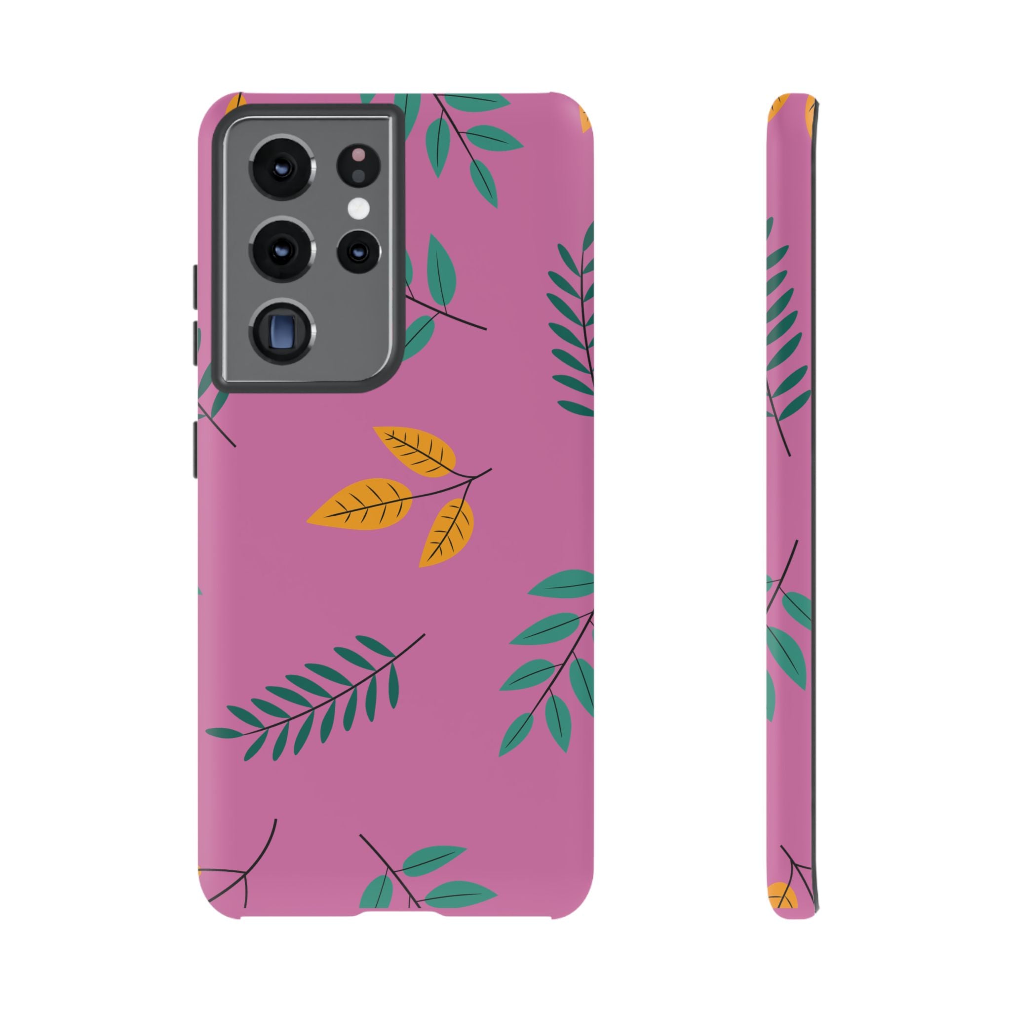 Feminine Floral Phone Case, Tough Cases for iPhone, Nature-Themed Tech Accessory, Cute Gift for Her, Botanical Design, Spring Decor