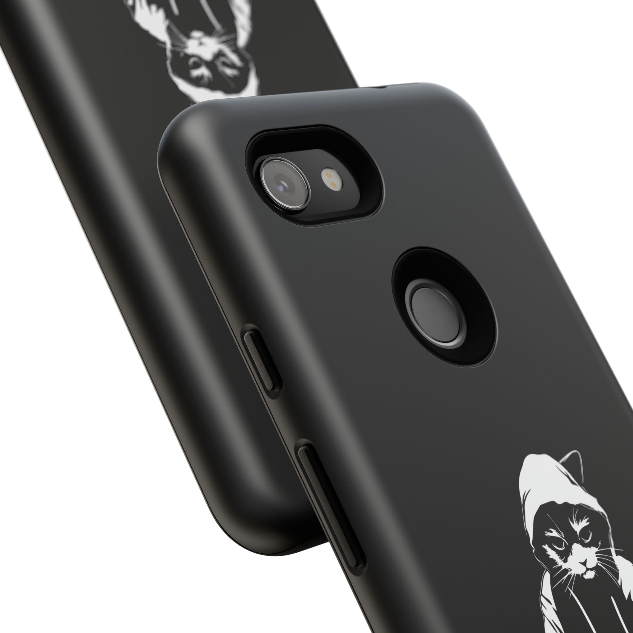 DJ Cat Phone Case, Tough Phone Cover, Pet Lover Gift, Music Enthusiast Accessory, Cute Cat Decor, Unique Case Design