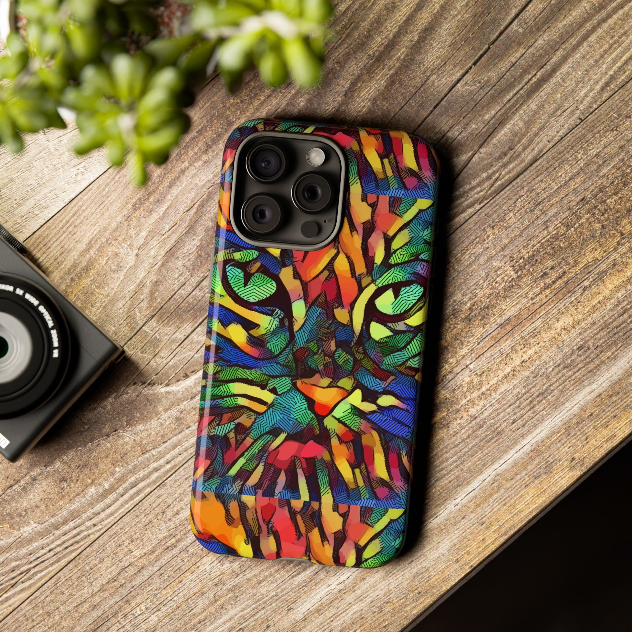 Colorful Phone Cases for Vibrant Style - Tough Cases, Unique Gifts, Animal Print, Artistic Design, Phone Accessories, Eco-Friendly