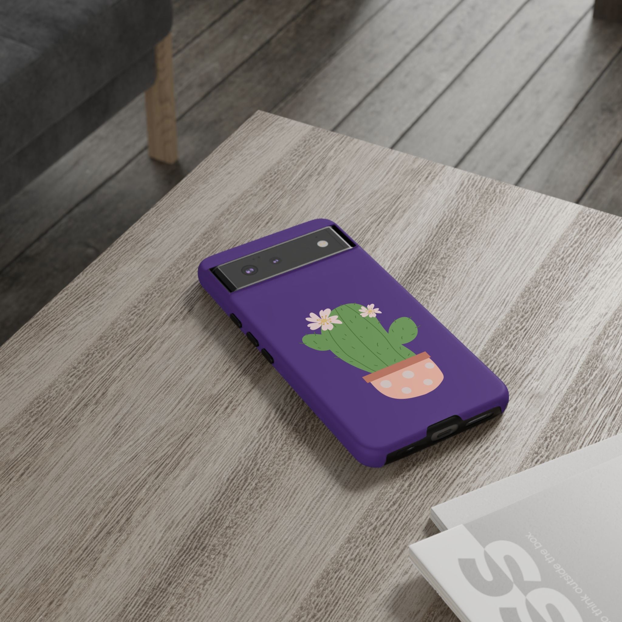 Cactus Phone Case, Tough Cases, Cute Floral, Trending Design, Unique Gift, Phone Accessories, Summer Vibe, Nature Lover