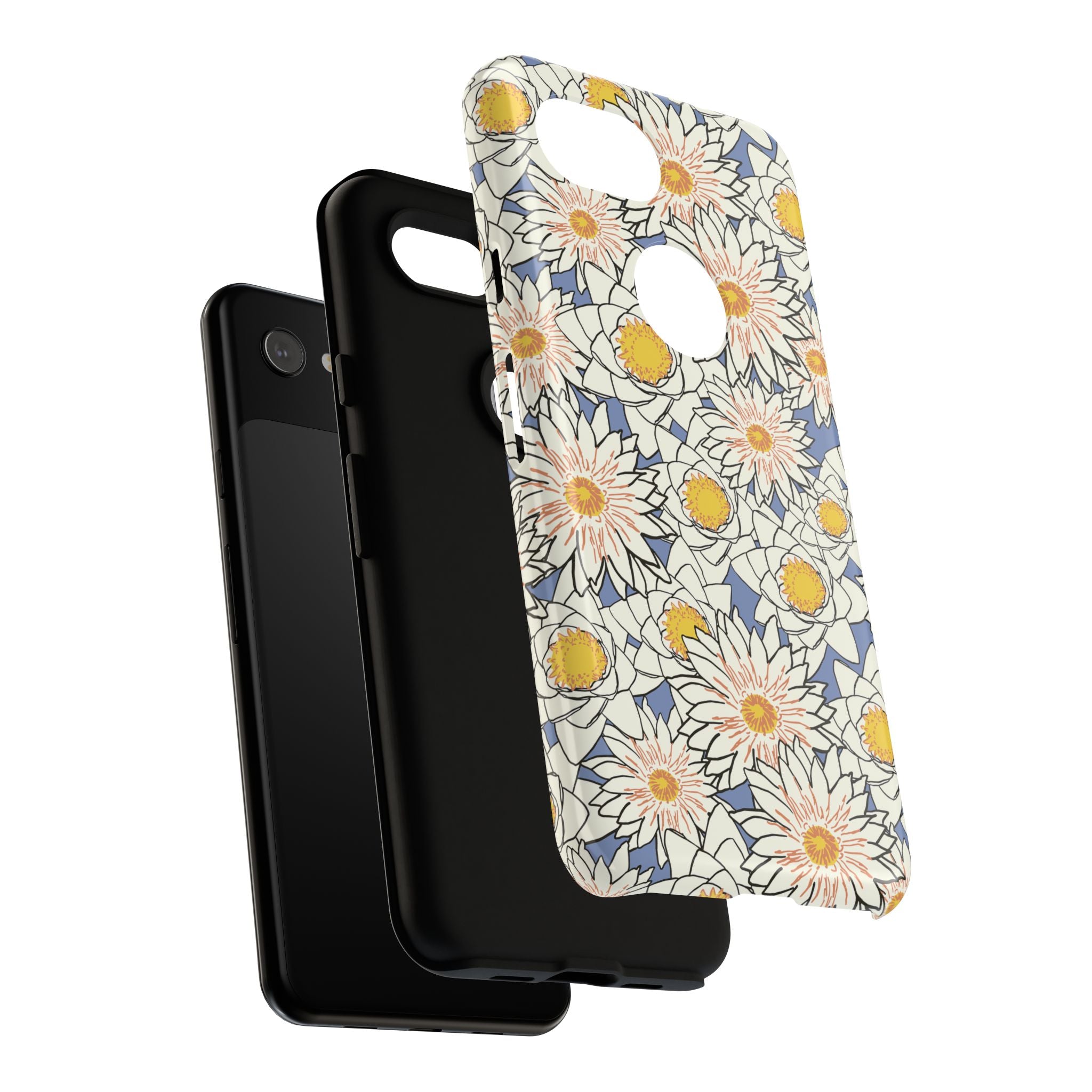 Stylish Phone Case, Floral Protective Cover, Gift for Nature Lovers, Trendy Tech Accessory, Customizable Phone Case