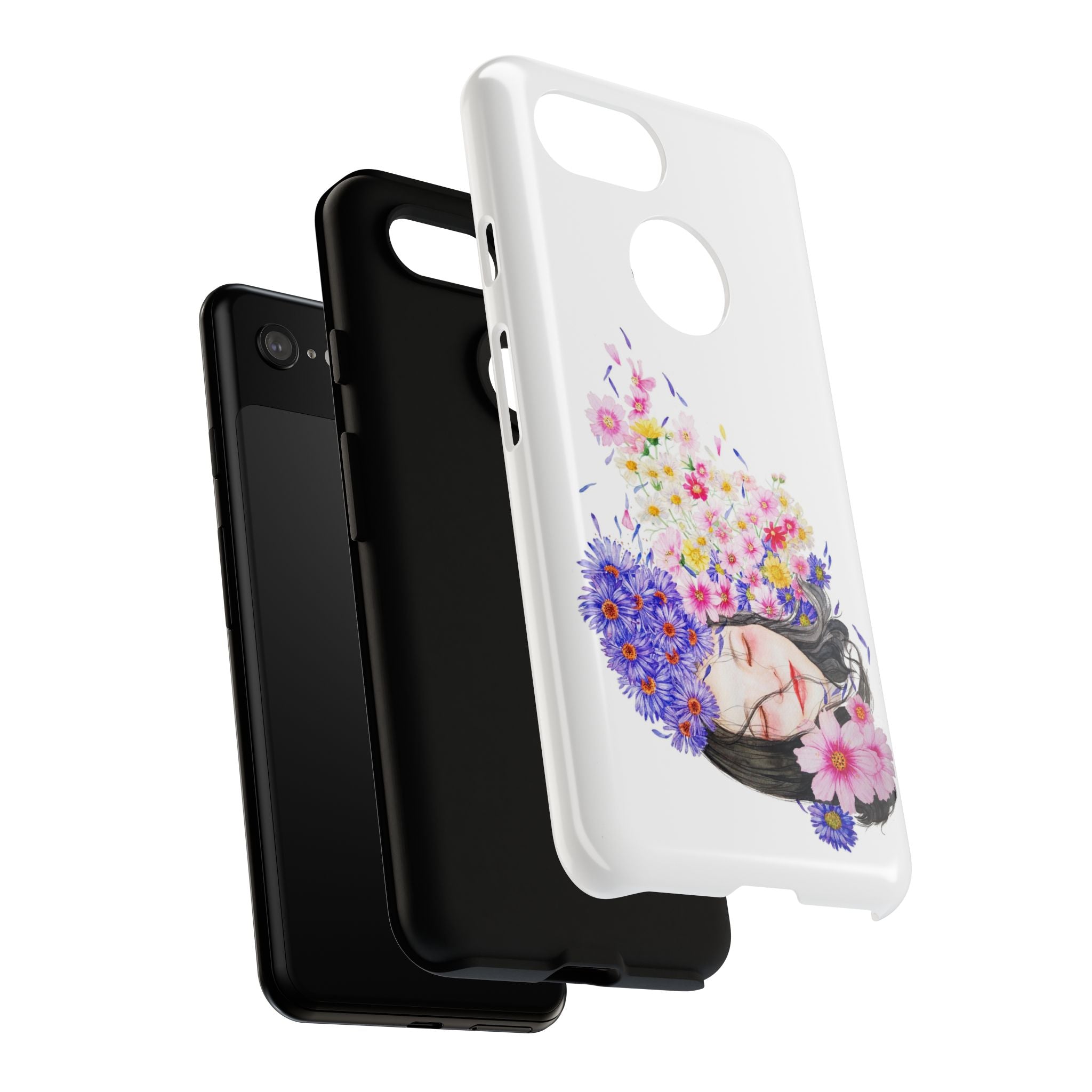 Floral Phone Case | Tough Cases | Cute Floral Design, Gift for Her, Spring Accessory, Mother's Day Gift, Stylish Protection