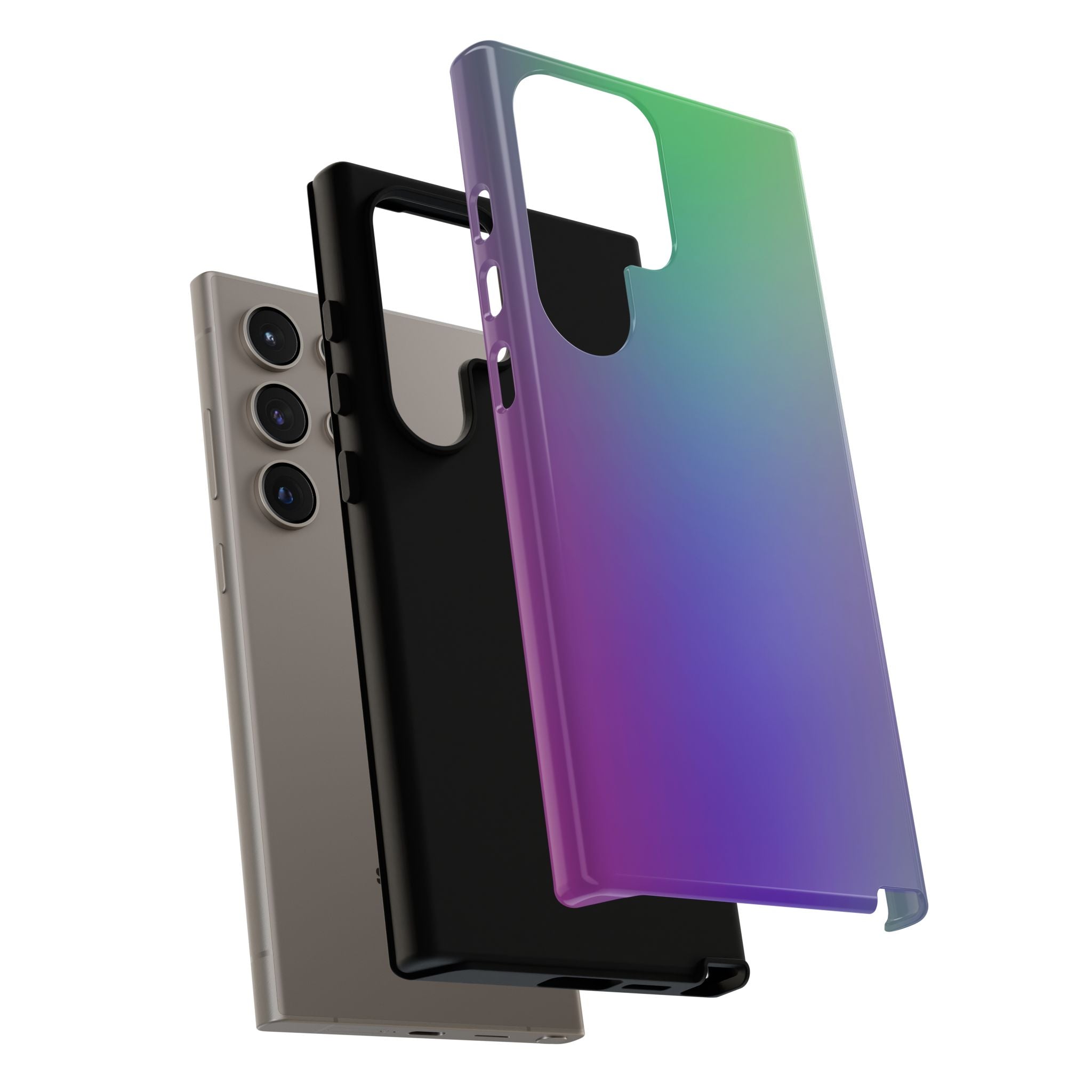 Gradient Phone Case, Durable Phone Protector, Trendy Cell Phone Accessory, Gift for Tech Lovers, Stylish Mobile Case