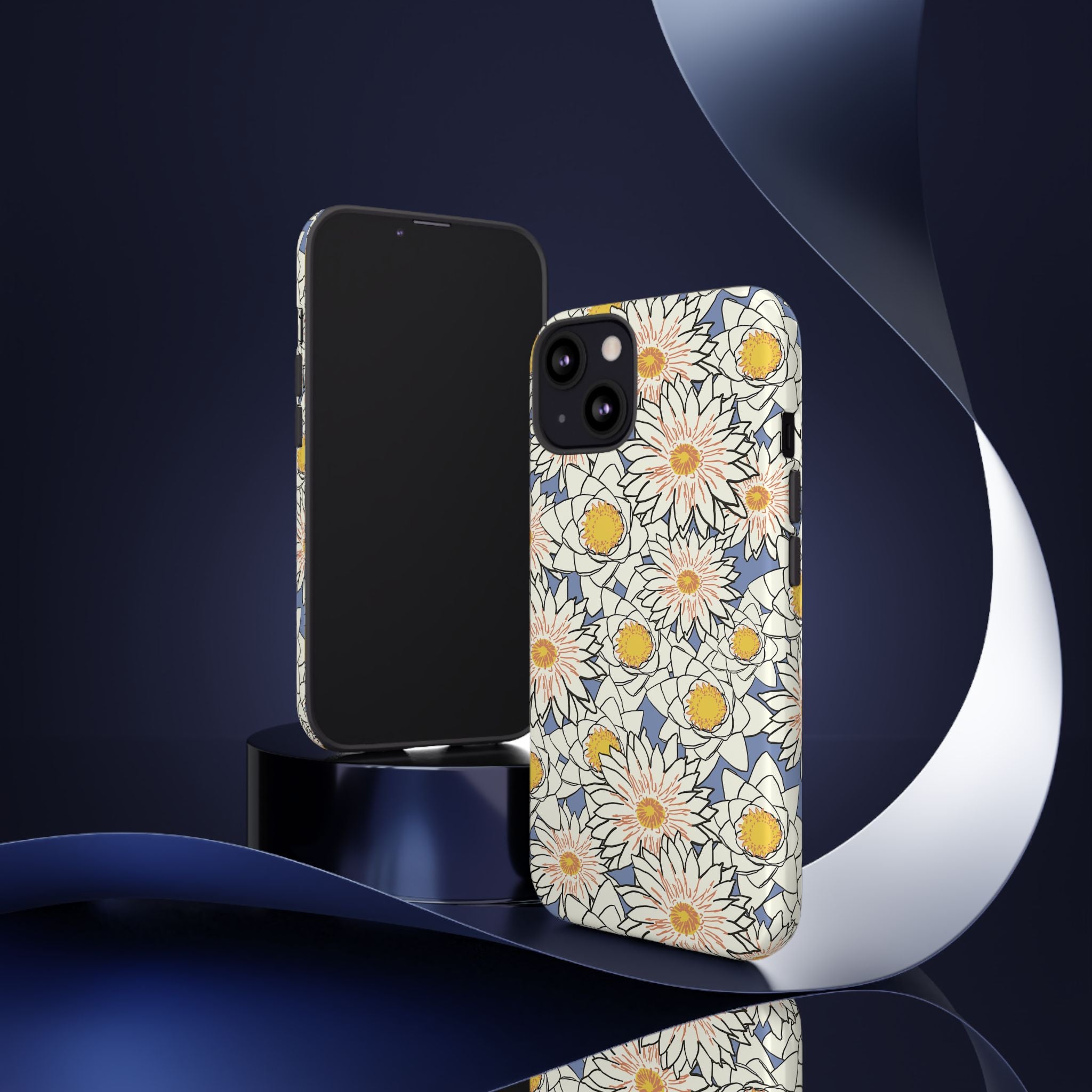 Stylish Phone Case, Floral Protective Cover, Gift for Nature Lovers, Trendy Tech Accessory, Customizable Phone Case