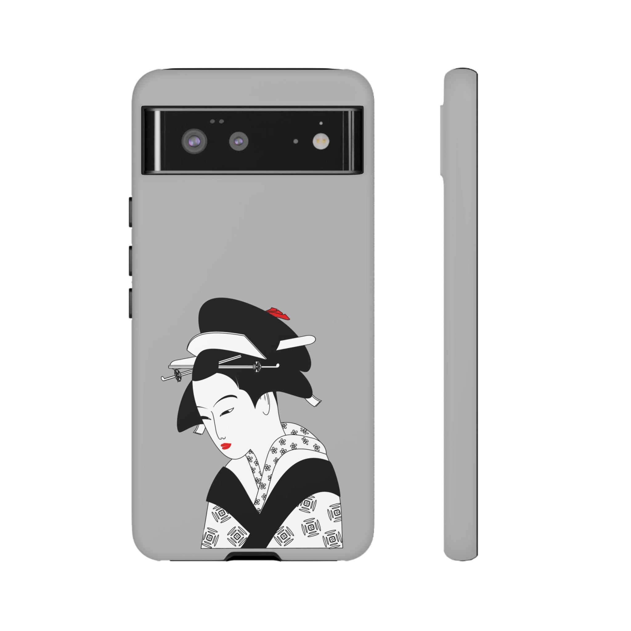 Stylish Phone Case with Japanese Geisha Design, Tough Phone Case, Cute Phone Cover, Japanese Art, Ethnic Style